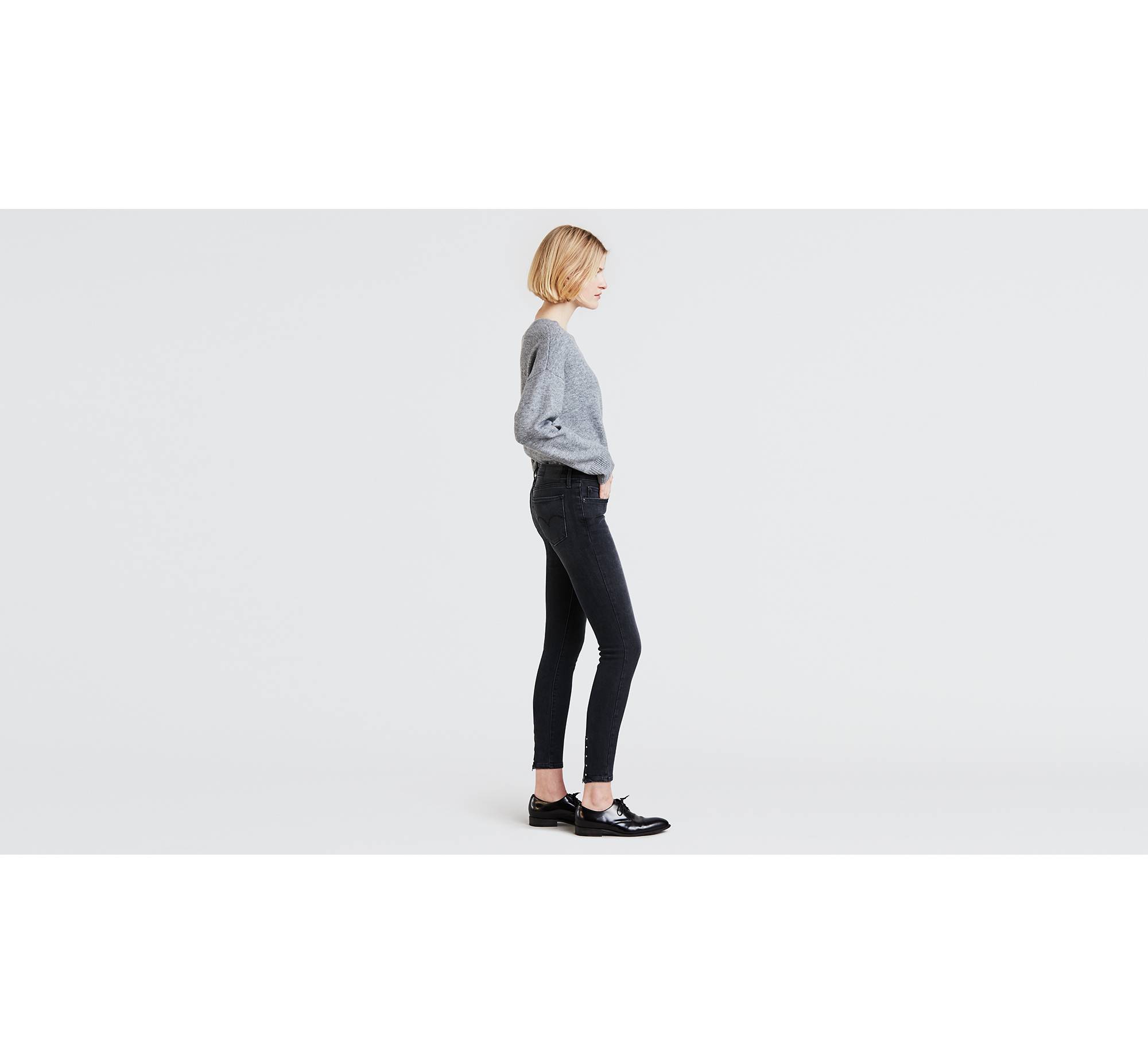 katalog Mus Rig mand 711 Skinny Women's Jeans With Back Zip - Black | Levi's® US