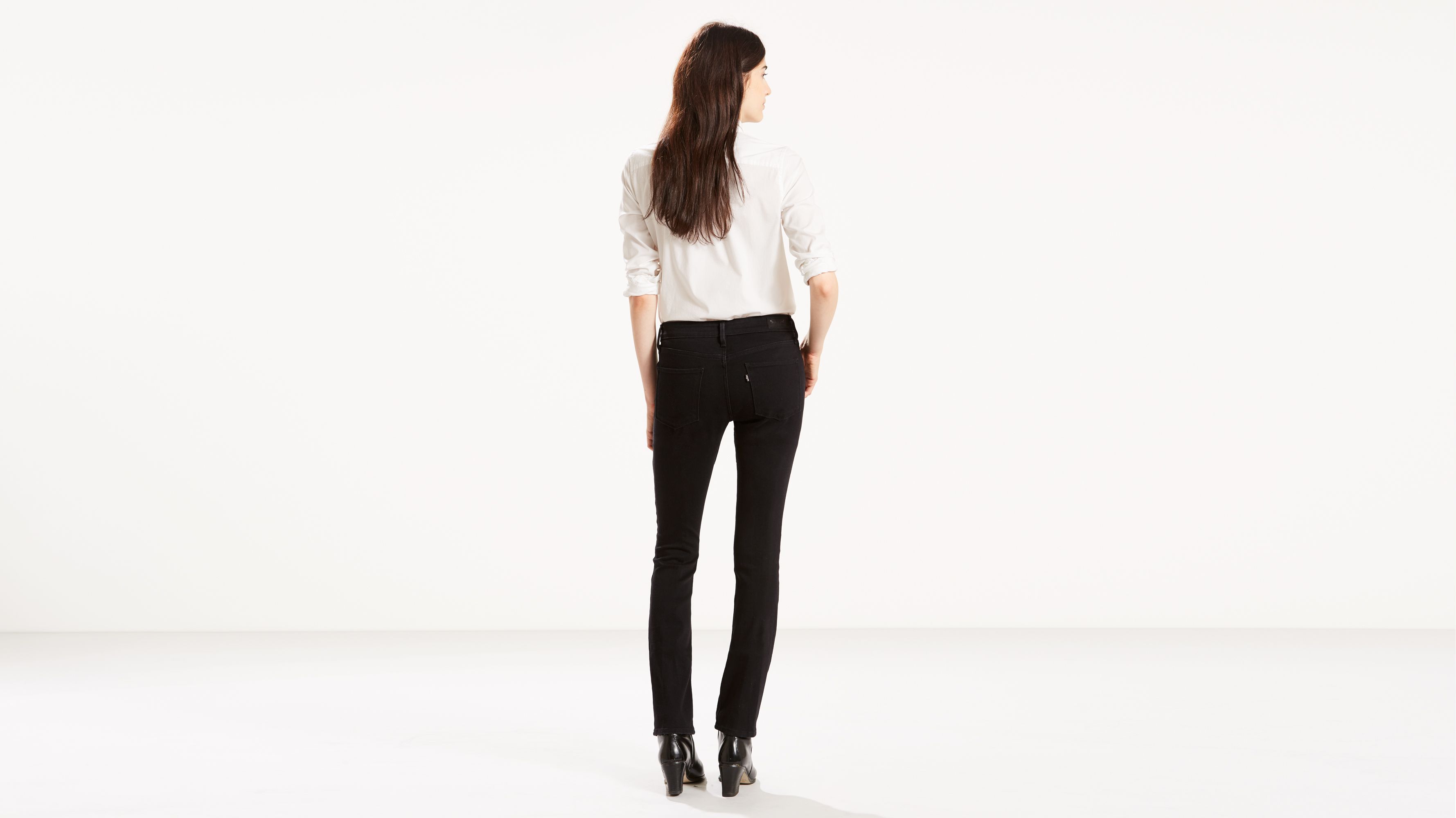 Descubrir 76+ imagen levi’s mid rise skinny jeans black