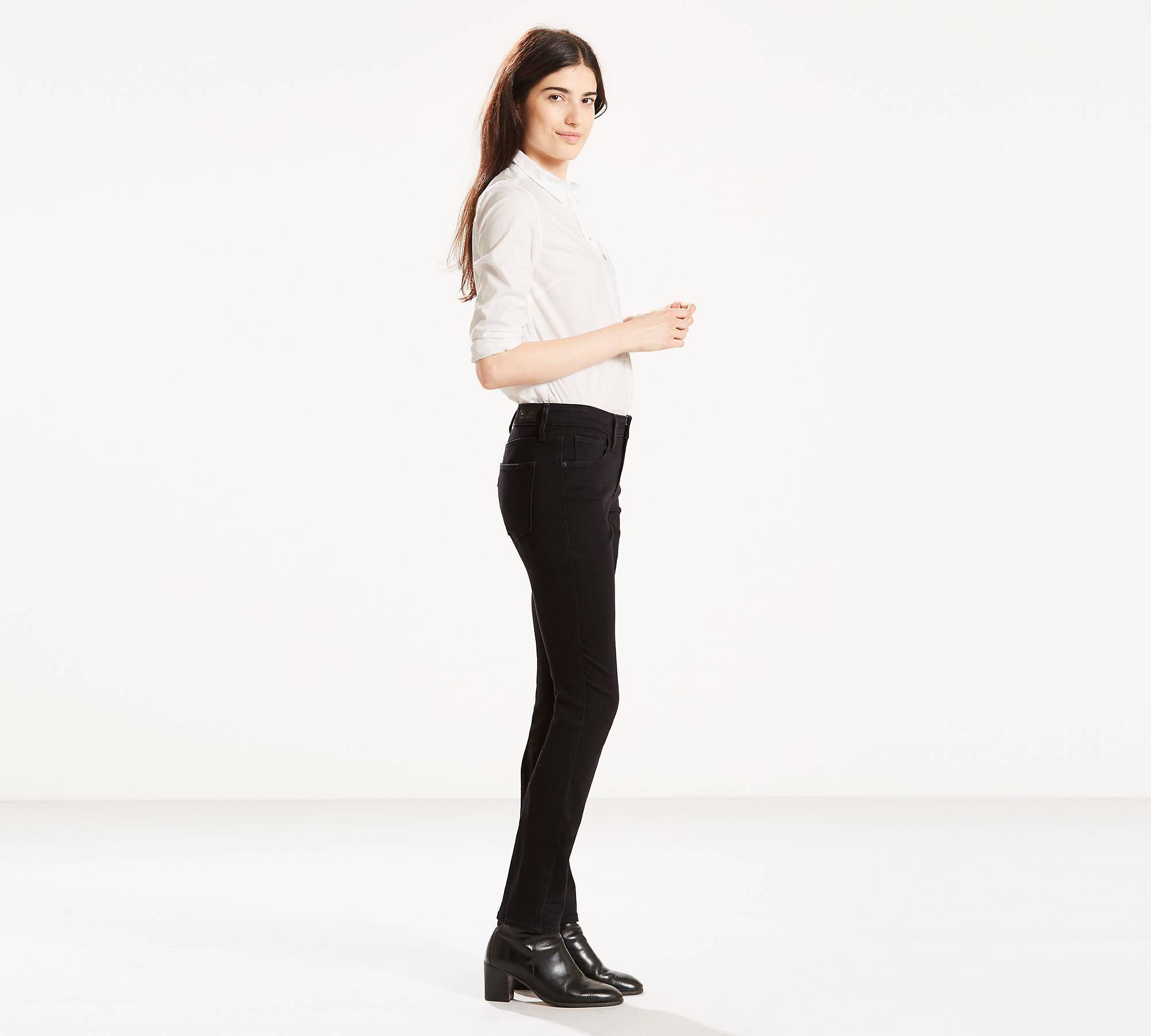 Mid Rise Skinny Women\'s Jeans - Black | Levi\'s® US