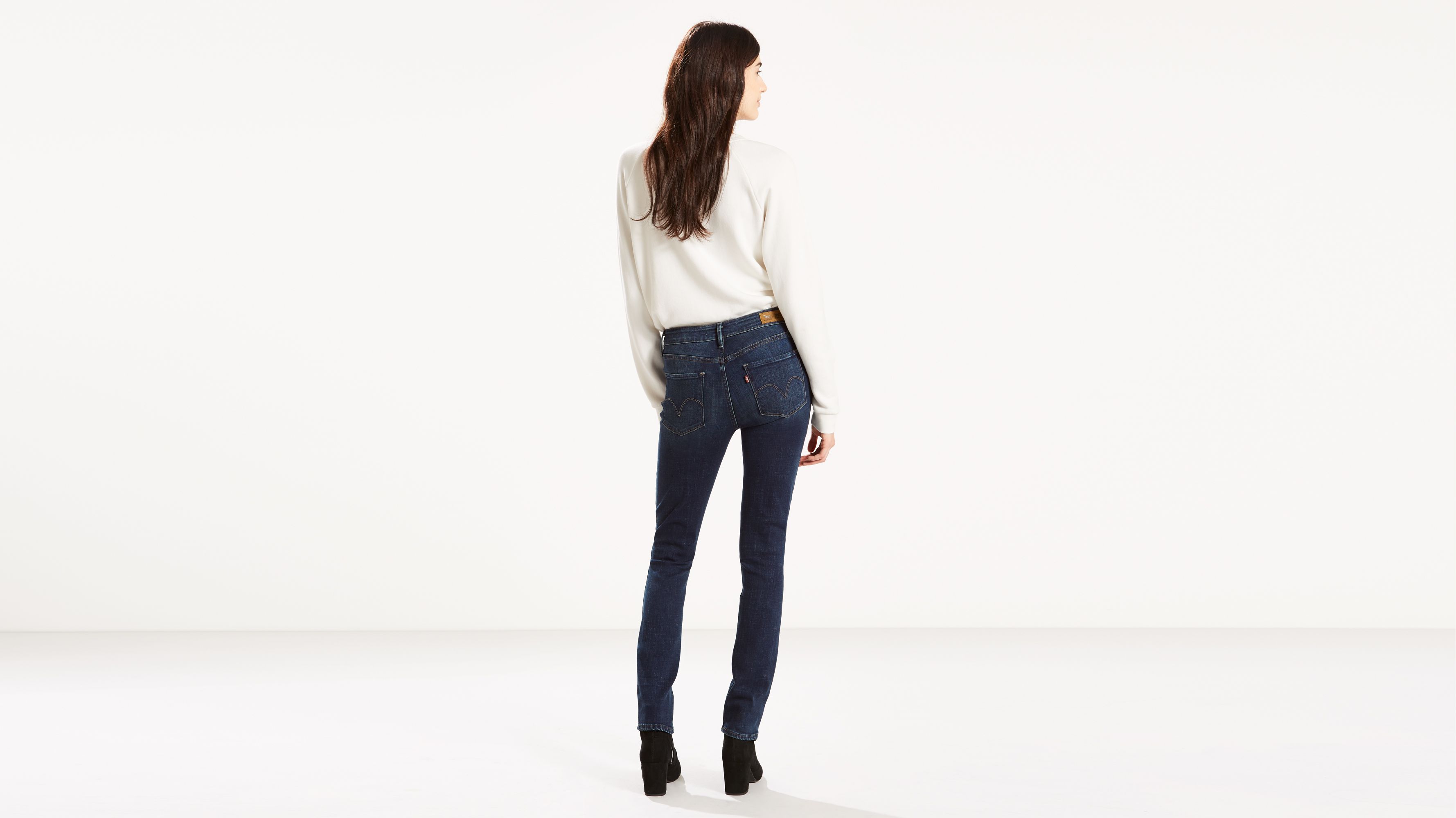 levi's mid rise skinny jeans