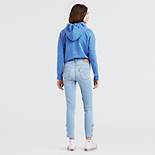 721 High Rise Skinny Jeans with Ankle Bows 3