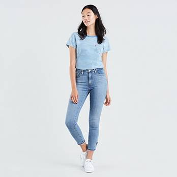 721 High Rise Skinny Women's Jeans with Ankle Bows 7