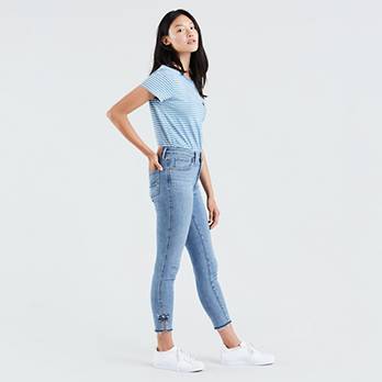 721 High Rise Skinny Women's Jeans with Ankle Bows 8