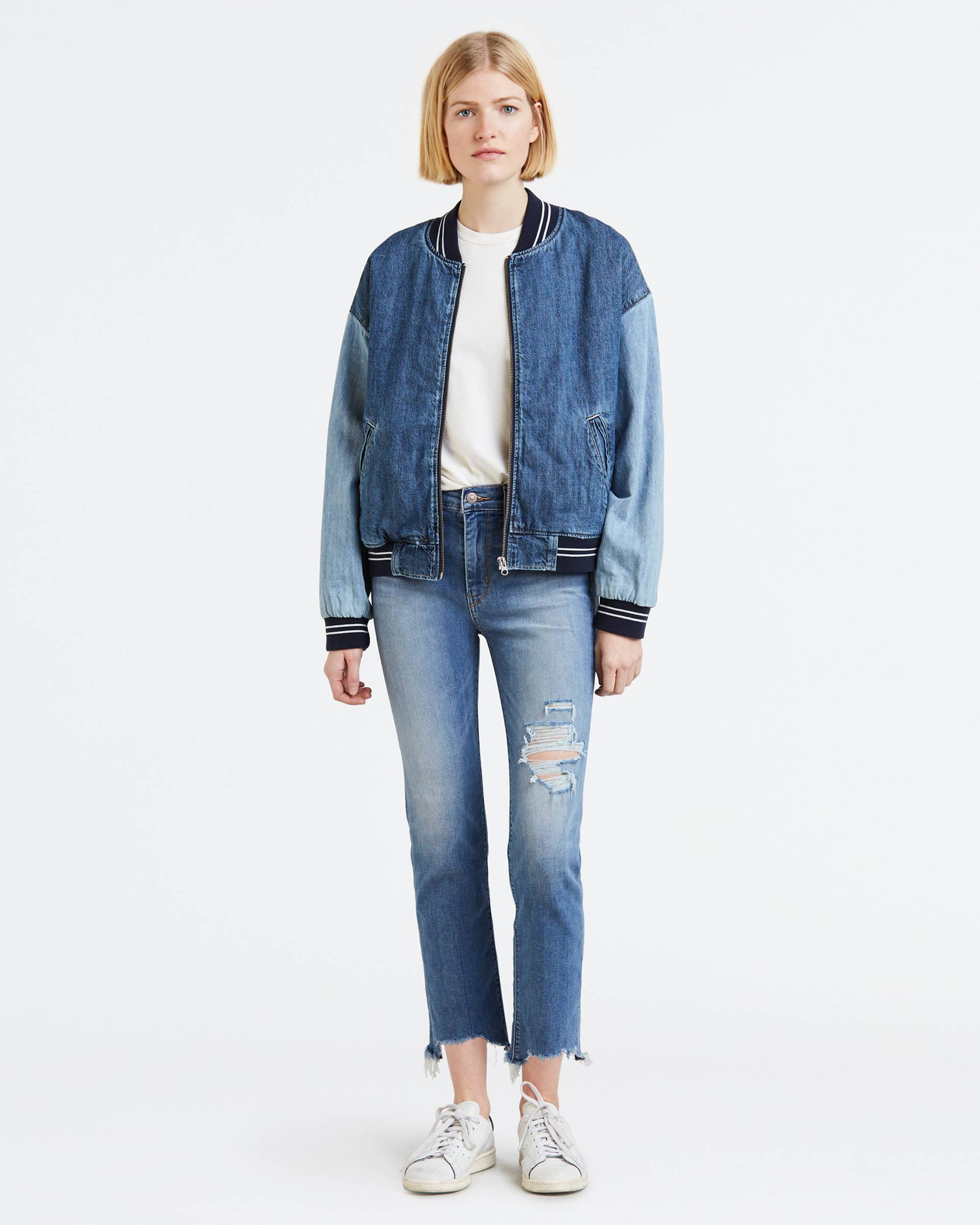 724 High Rise Slim Straight Crop Women's Jeans 1