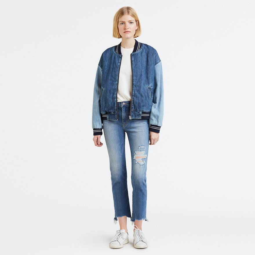 724 High Rise Slim Straight Crop Women's Jeans 1