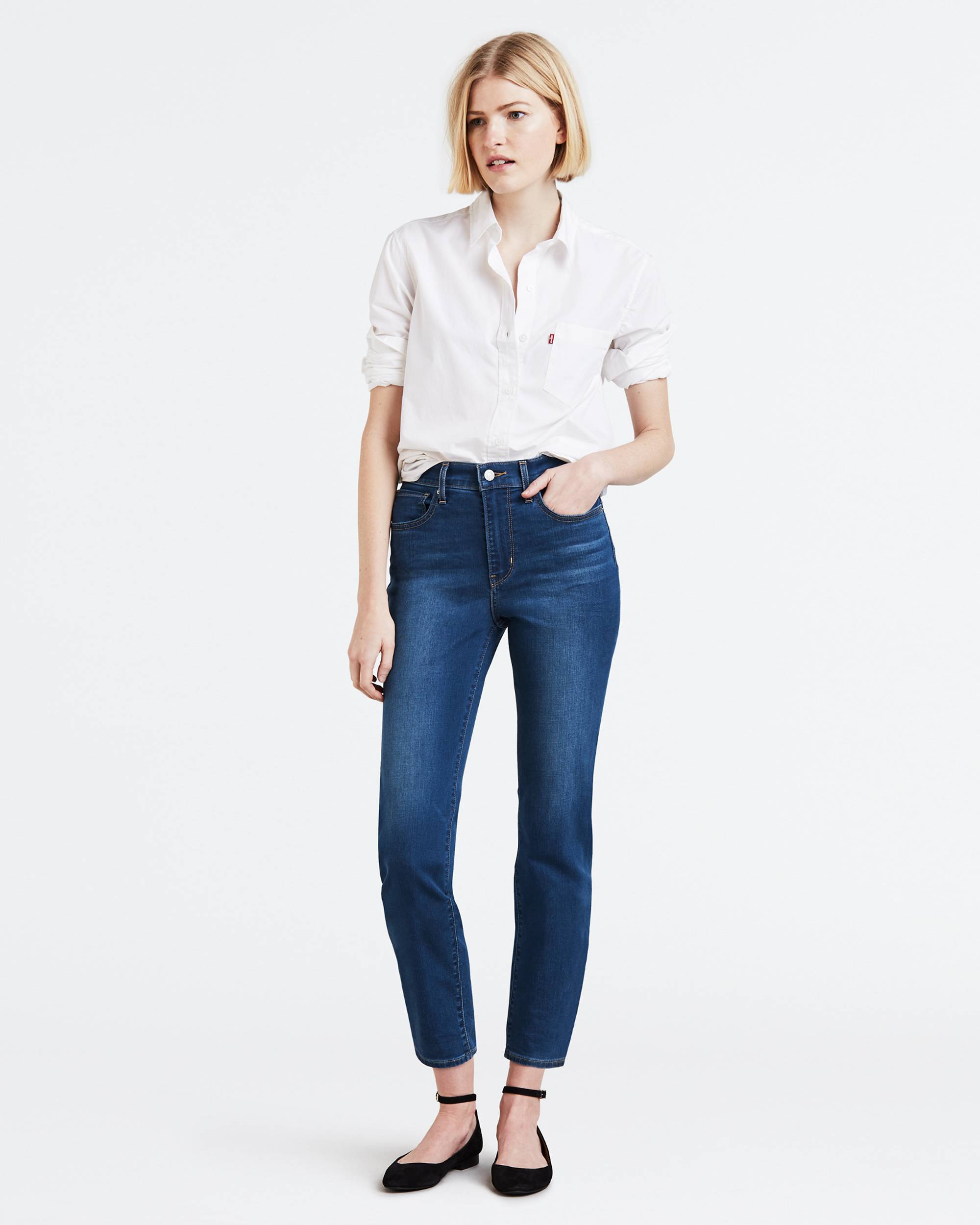 724 High Rise Slim Straight Crop Women's Jeans 1