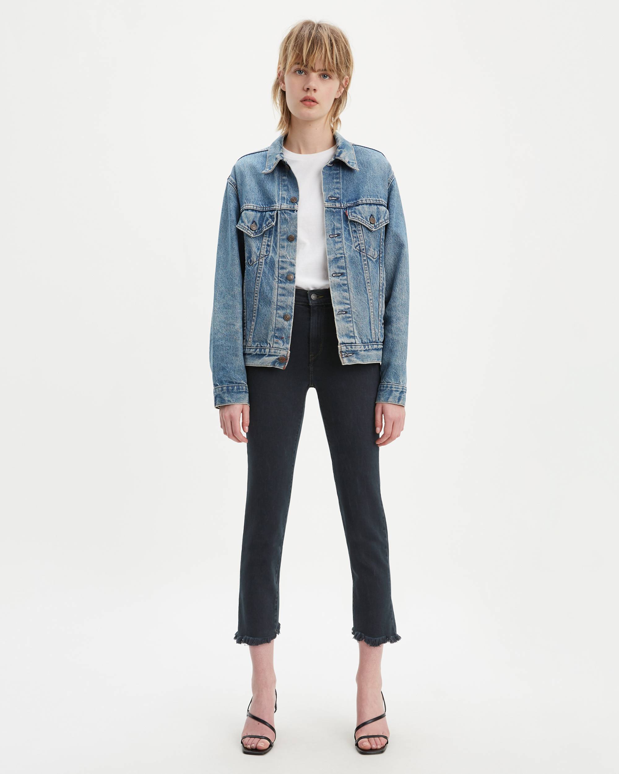 724 High Rise Slim Straight Crop Women's Jeans 1