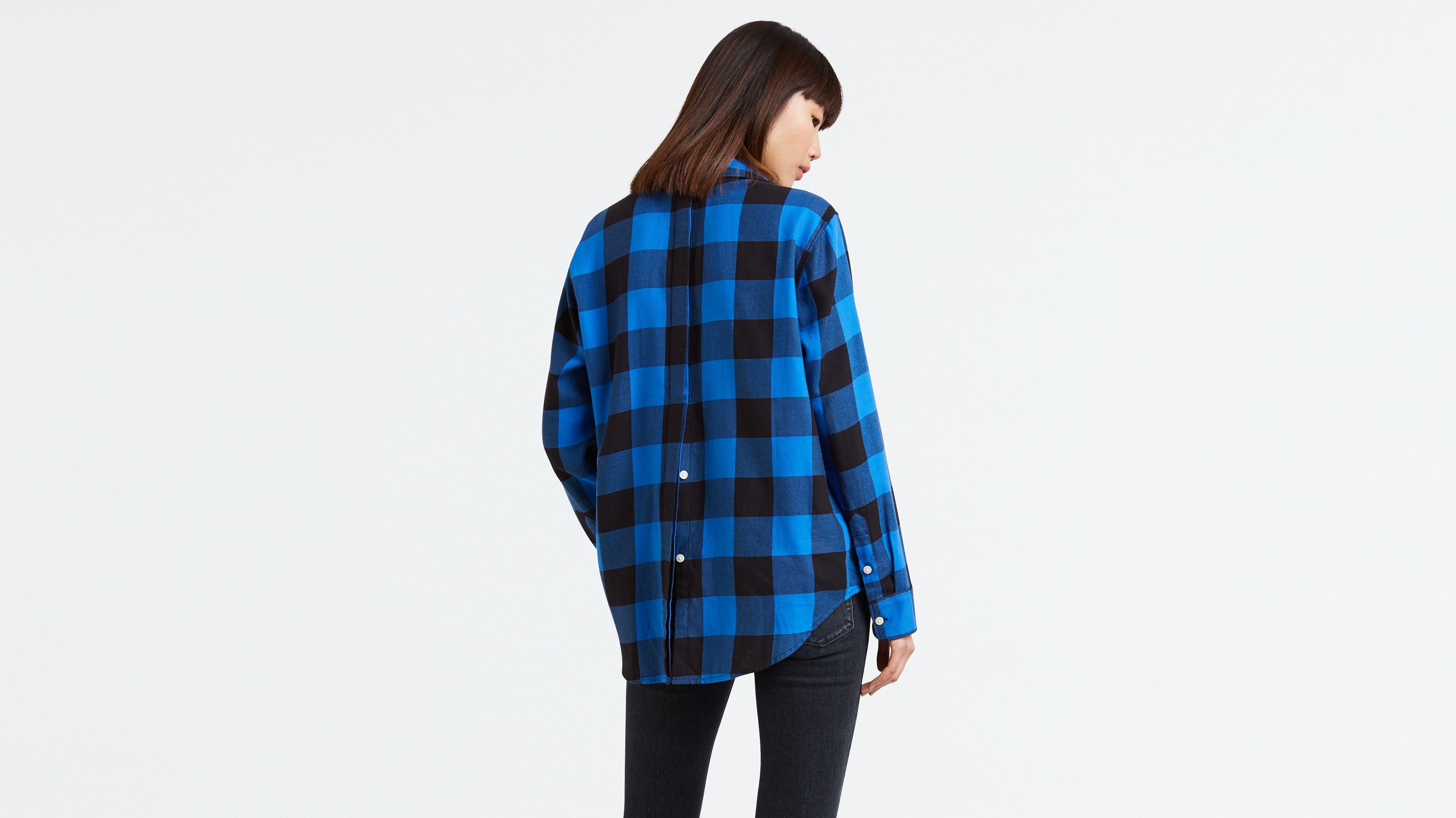 Ultimate Boyfriend Button Back Shirt - Blue | Levi's® US