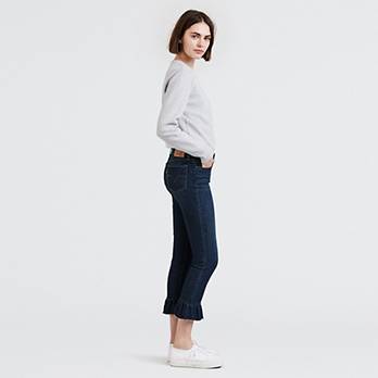 711 Skinny Ruffle Women's Jeans 2