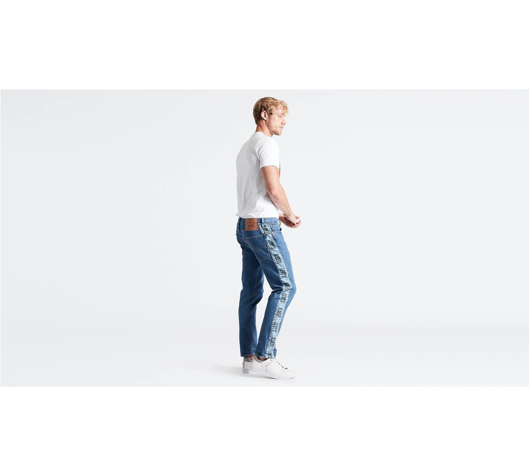 Hi-ball Roll Logo Stripe Men's Jeans - Light Wash | Levi's® CA