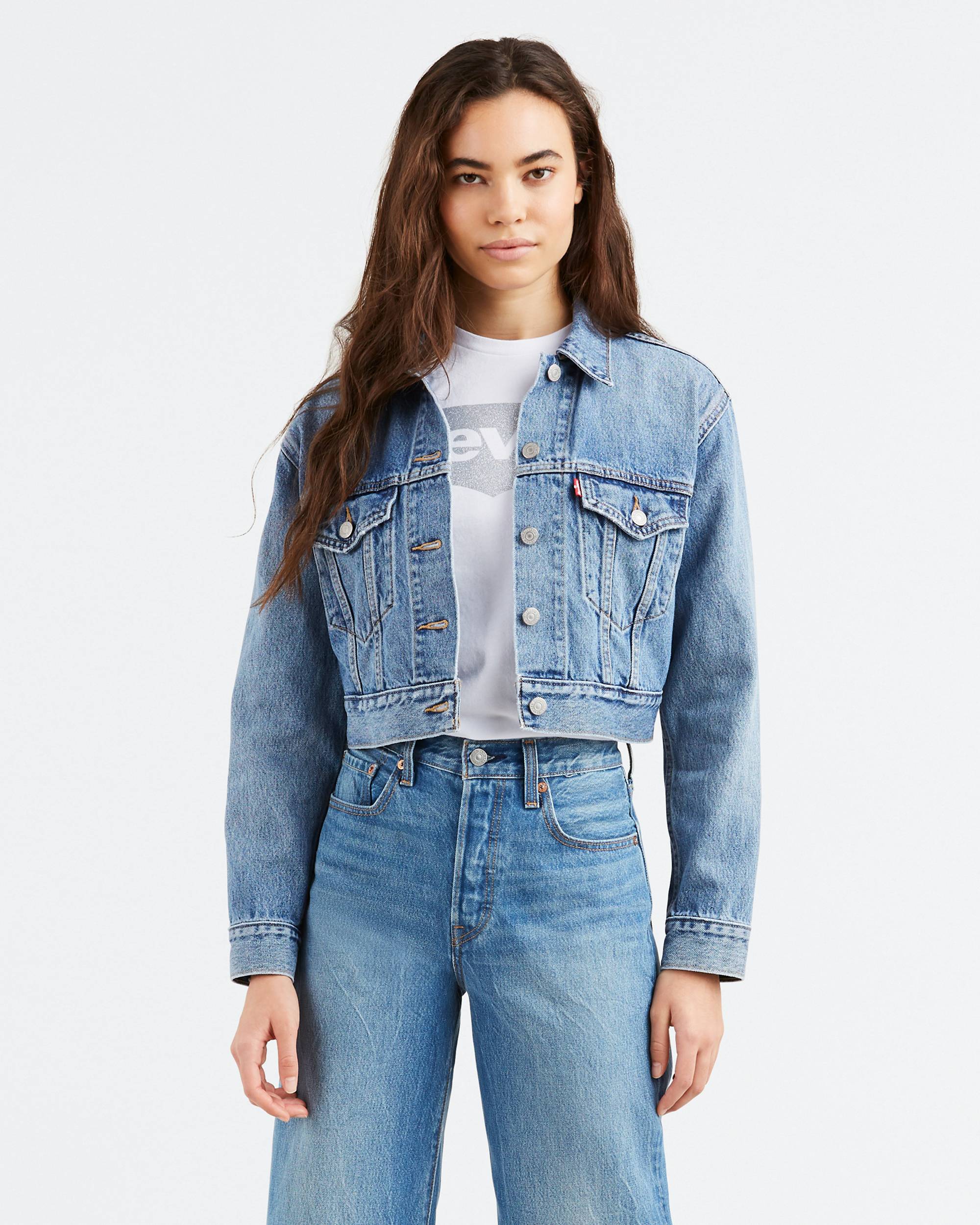 Cropped Trucker Jacket 1