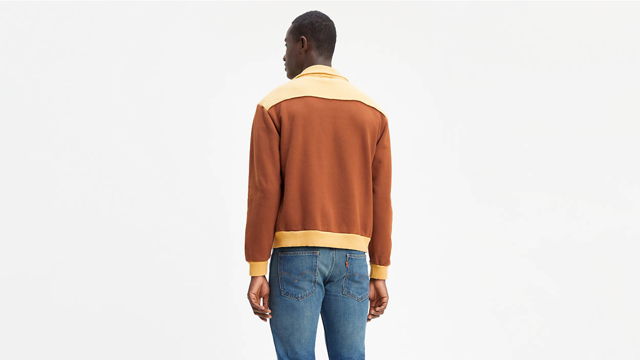 1950's Zip Fleece Sweatshirt - Brown | Levi's® US
