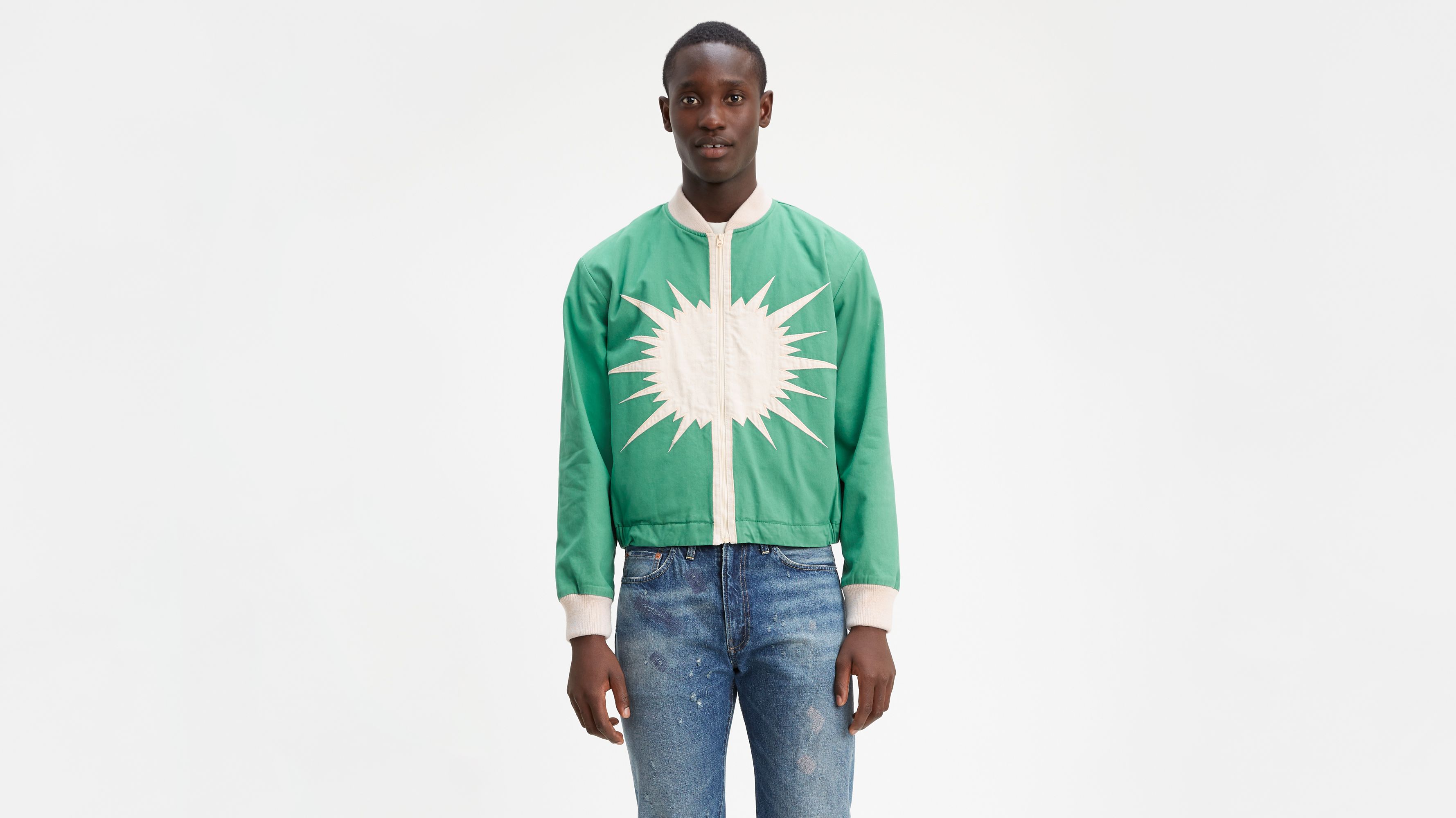 Levi's green deals bomber jacket