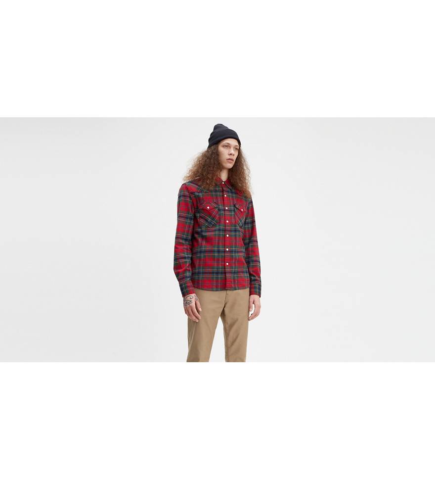 Barstow Western Shirt - Red | Levi's® US