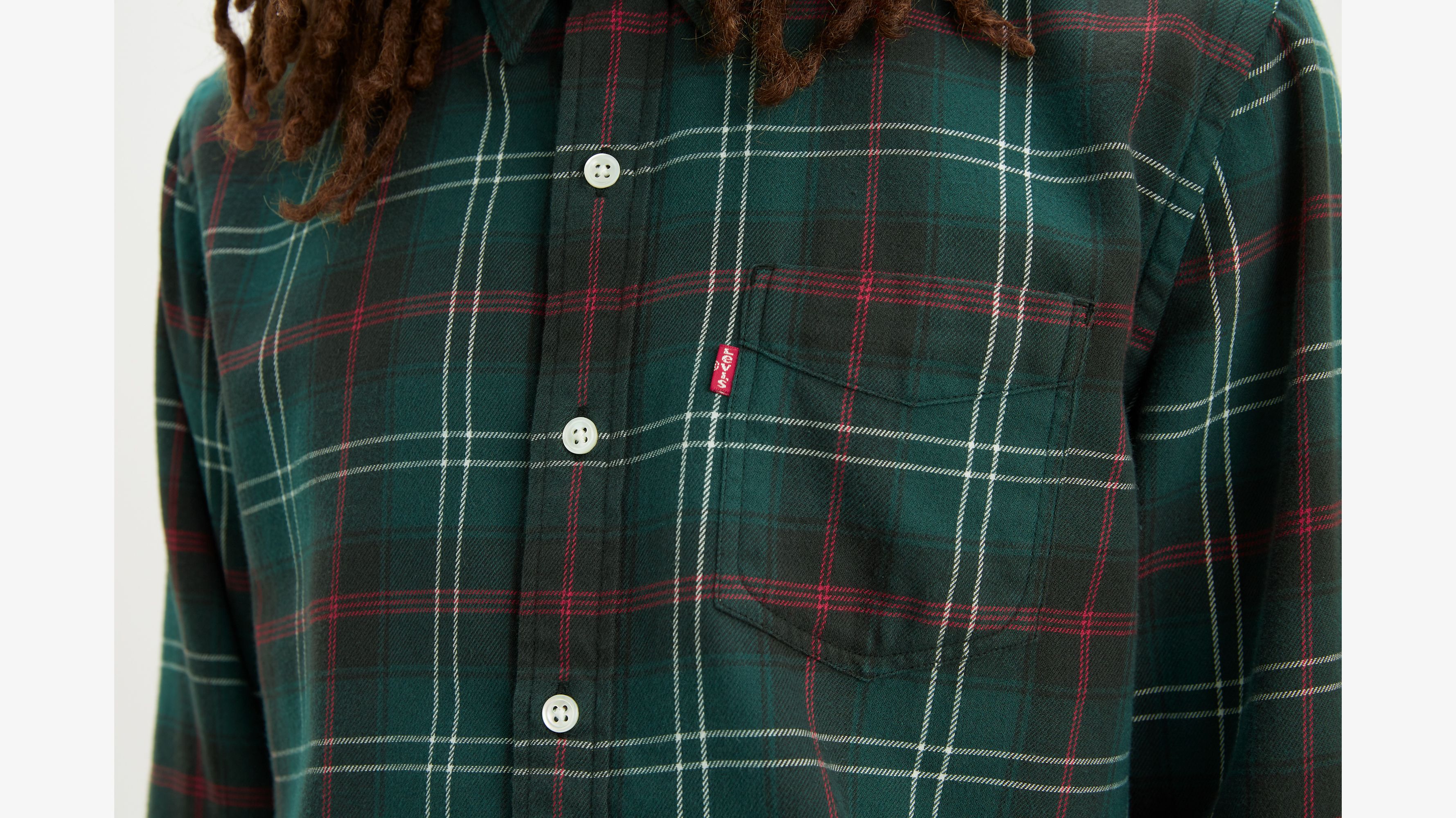 Plaid Sunset One Pocket Shirt 3