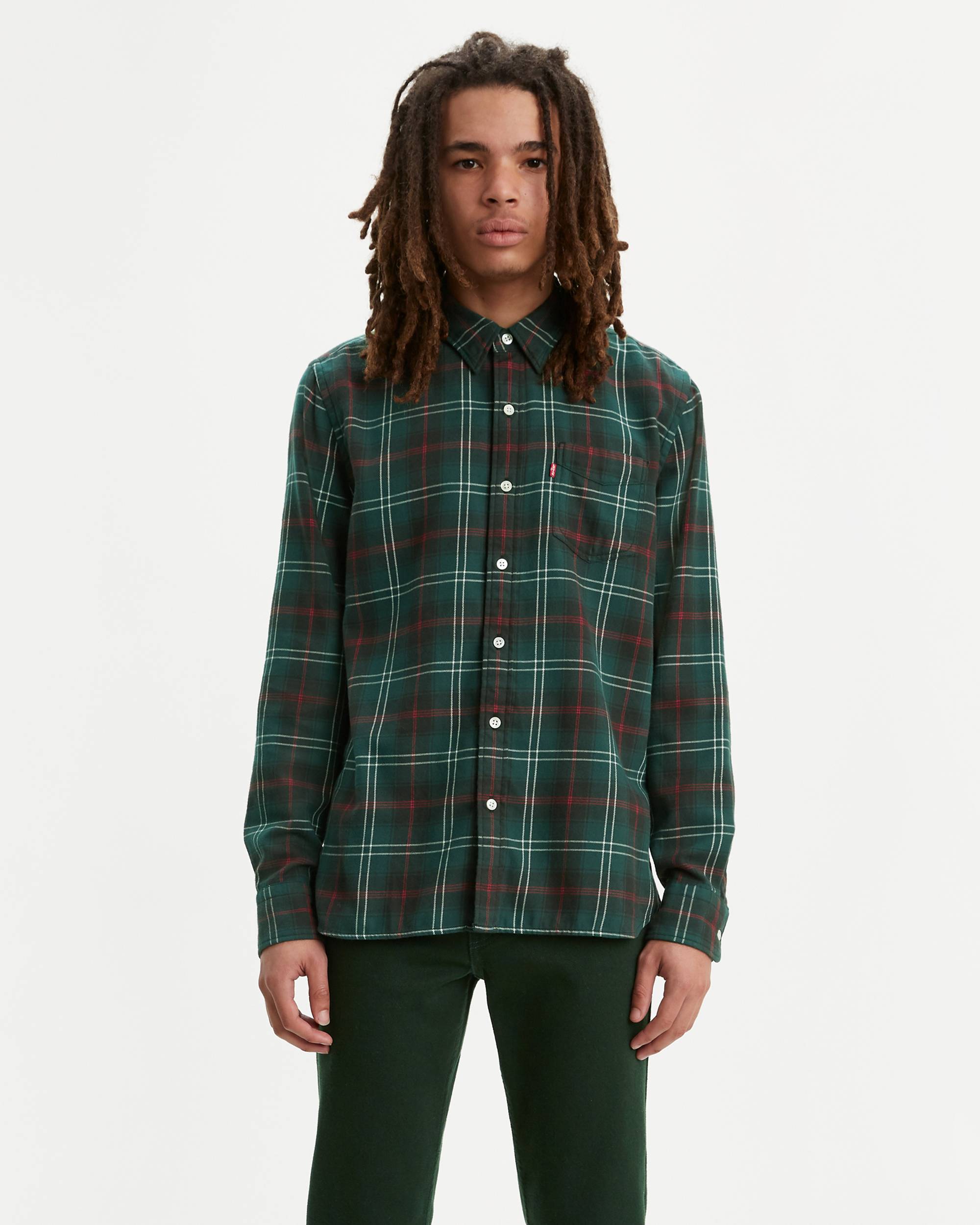 Plaid Sunset One Pocket Shirt 1