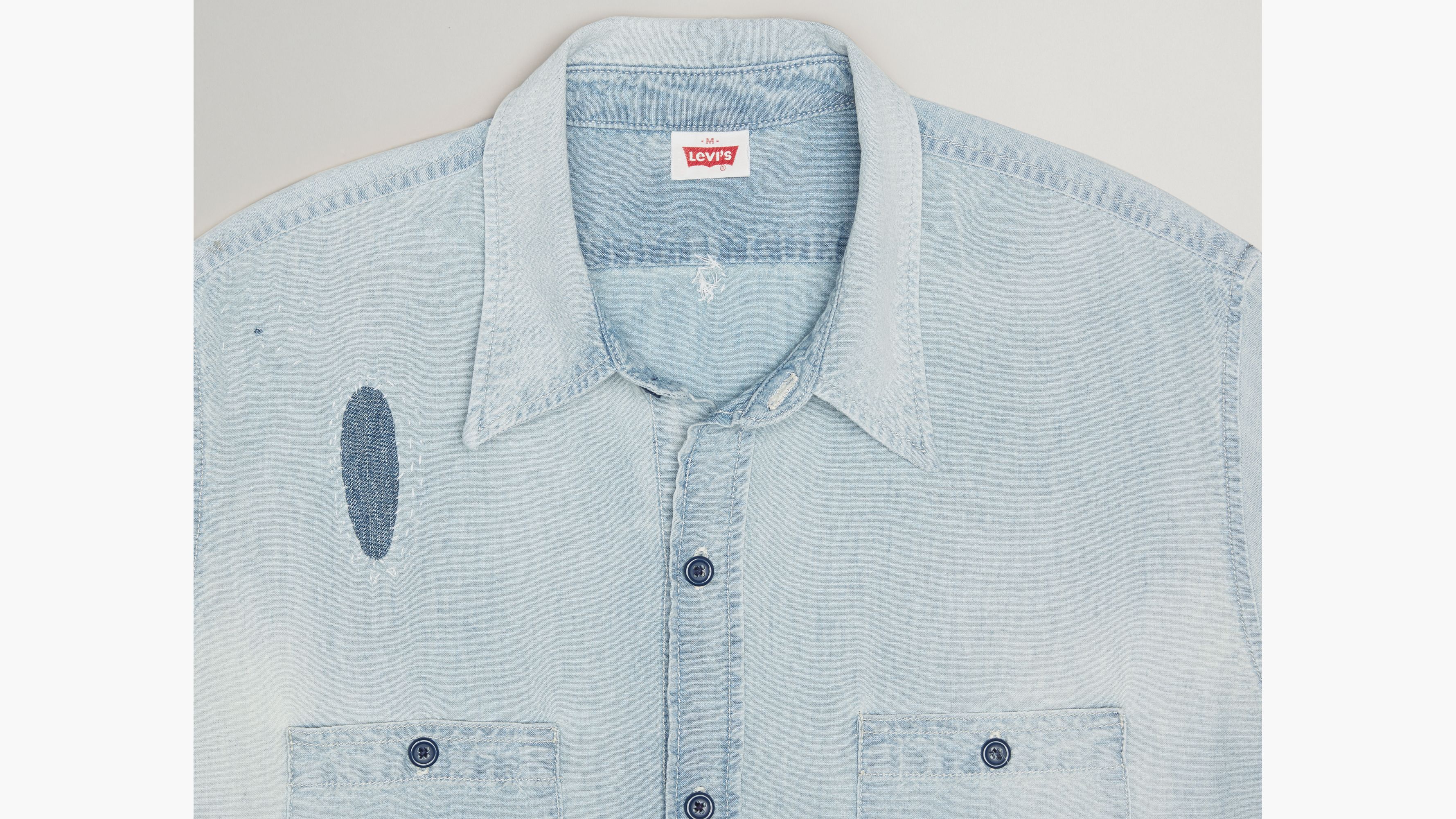 levi's chambray shirt