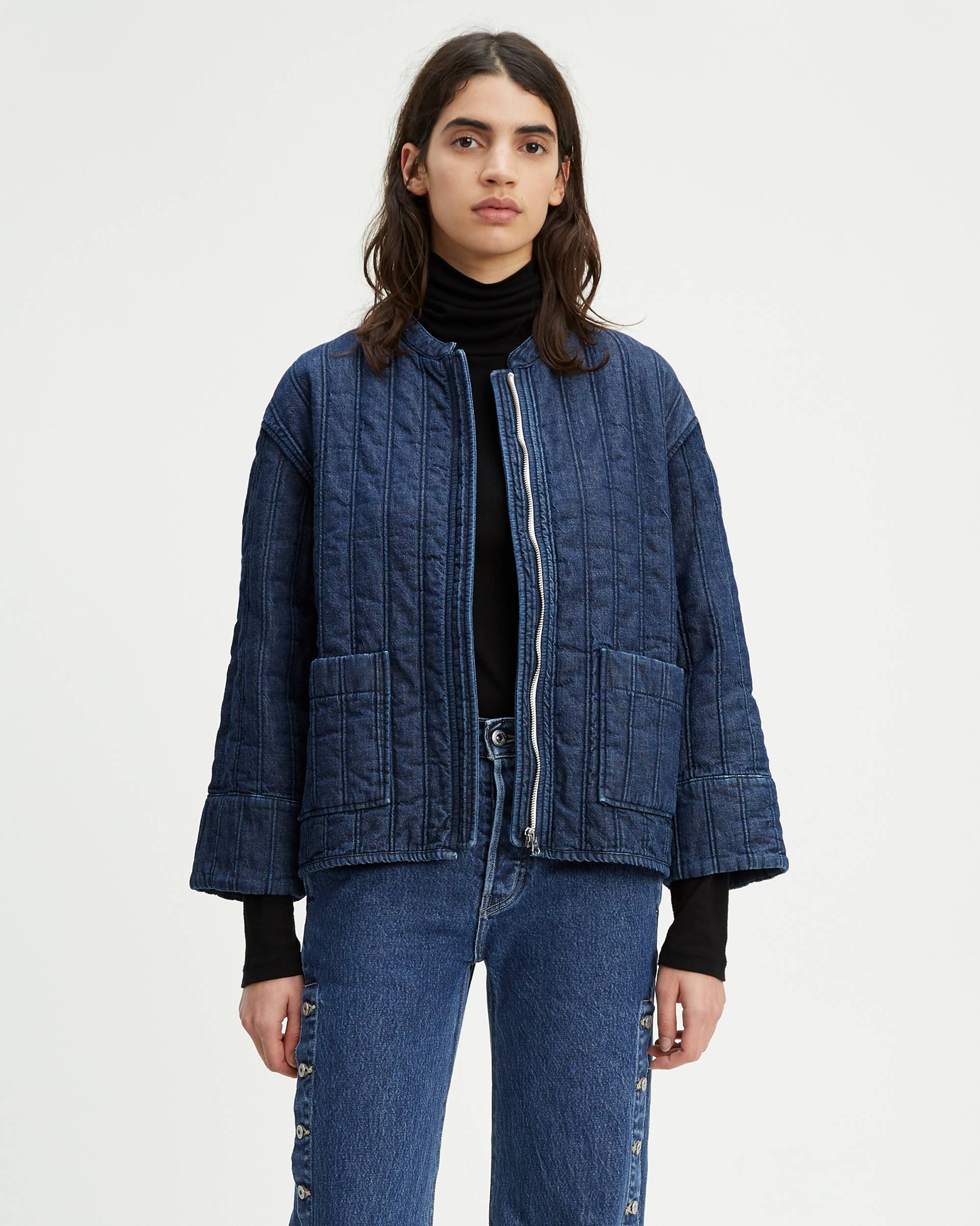 Quilted Denim Jacket 1