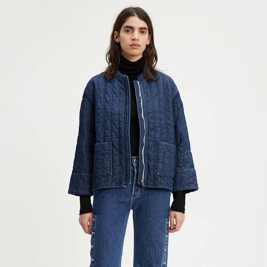 Quilted Denim Jacket 1