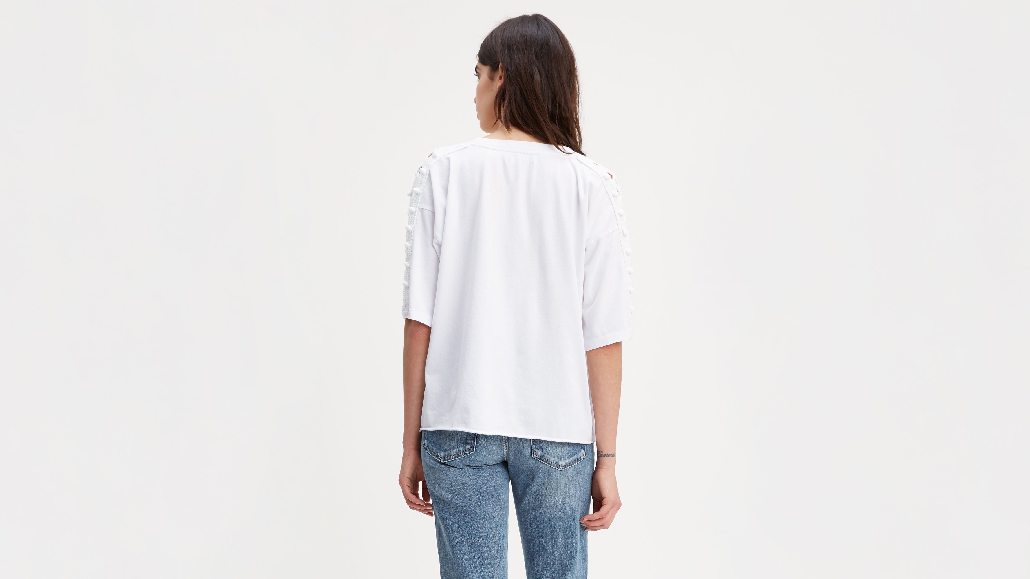 Boxy Crochet Tee 2