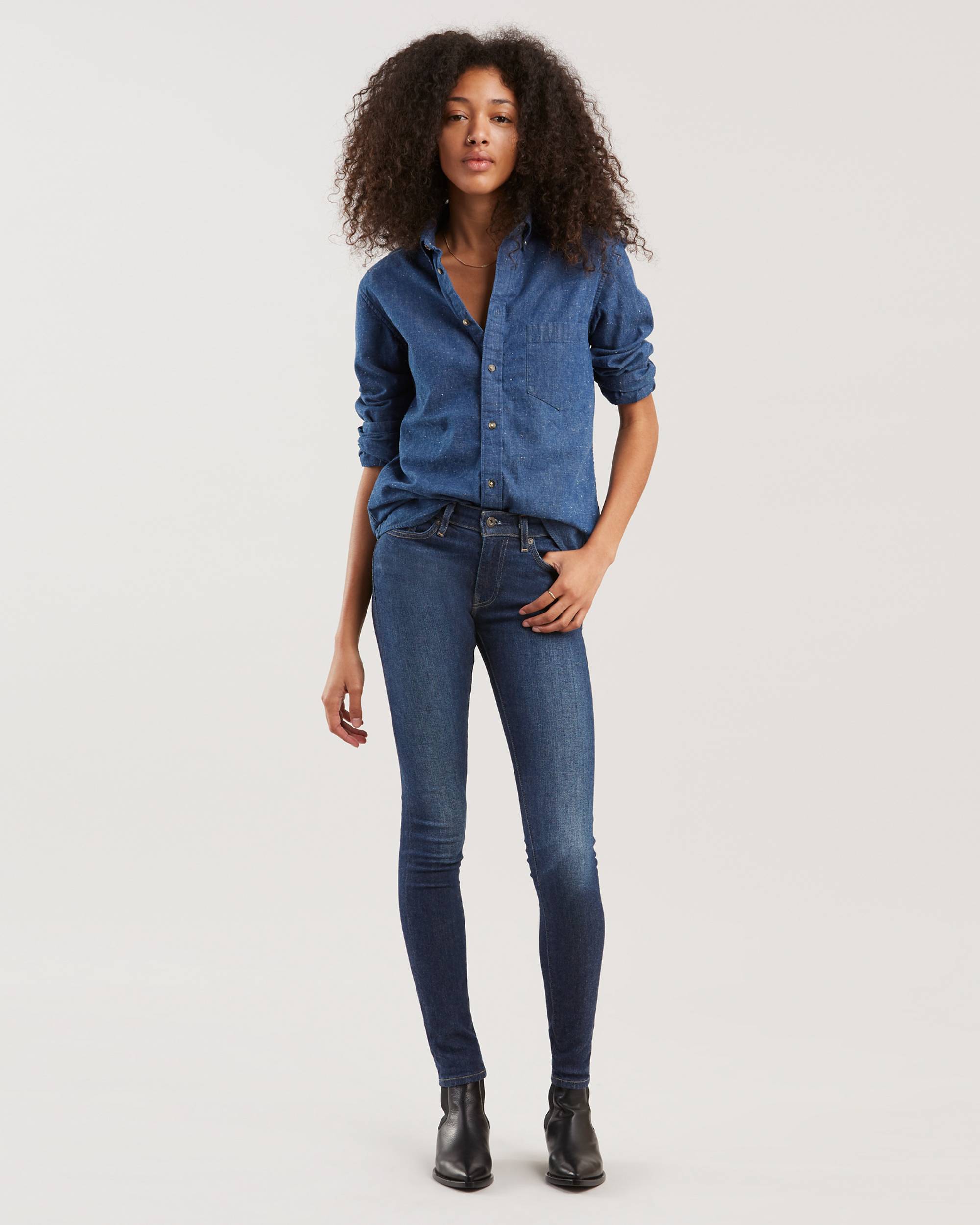 711 Selvedge Skinny Women's Jeans 1