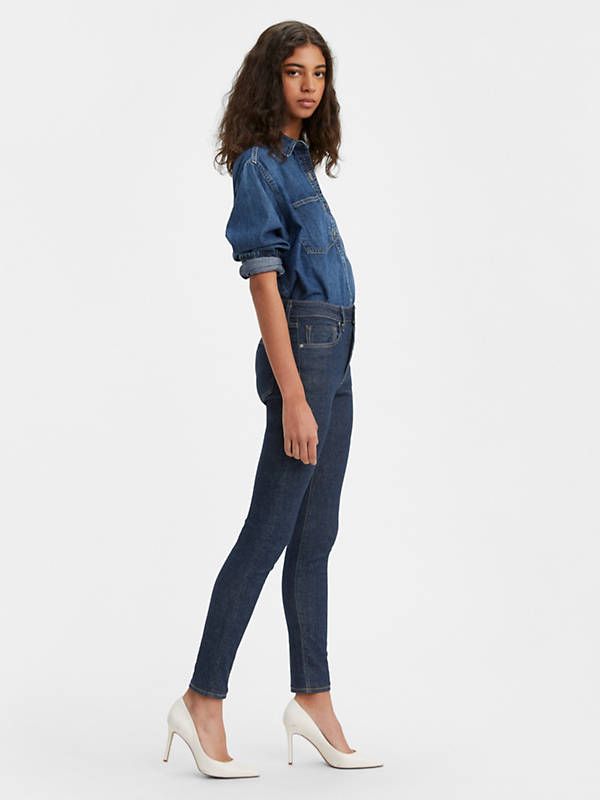 721 Selvedge High Rise Skinny Women's Jeans - Dark Wash | Levi's® US