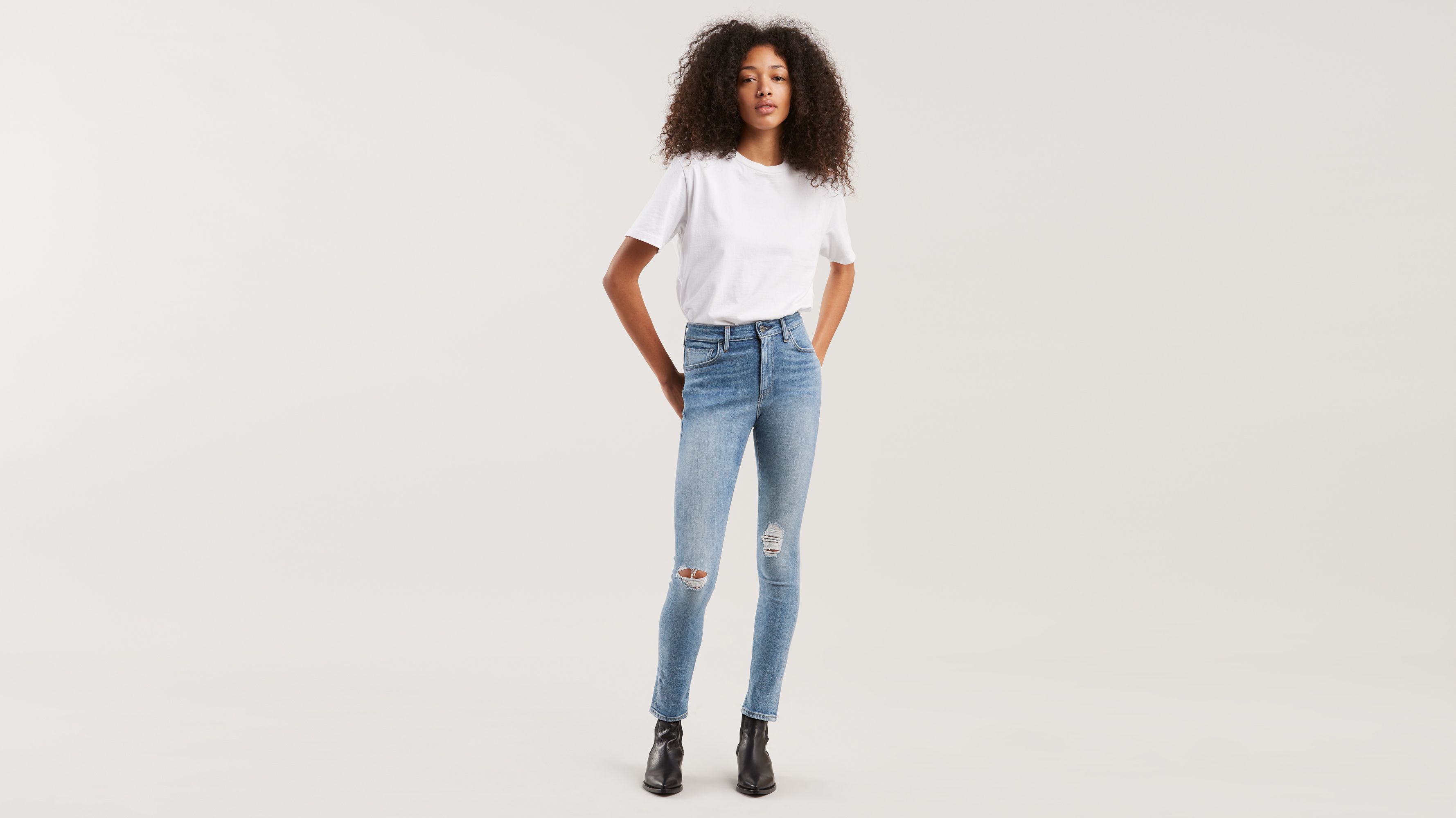 721 Selvedge High Rise Skinny Women's Jeans - Light Wash | Levi's® US