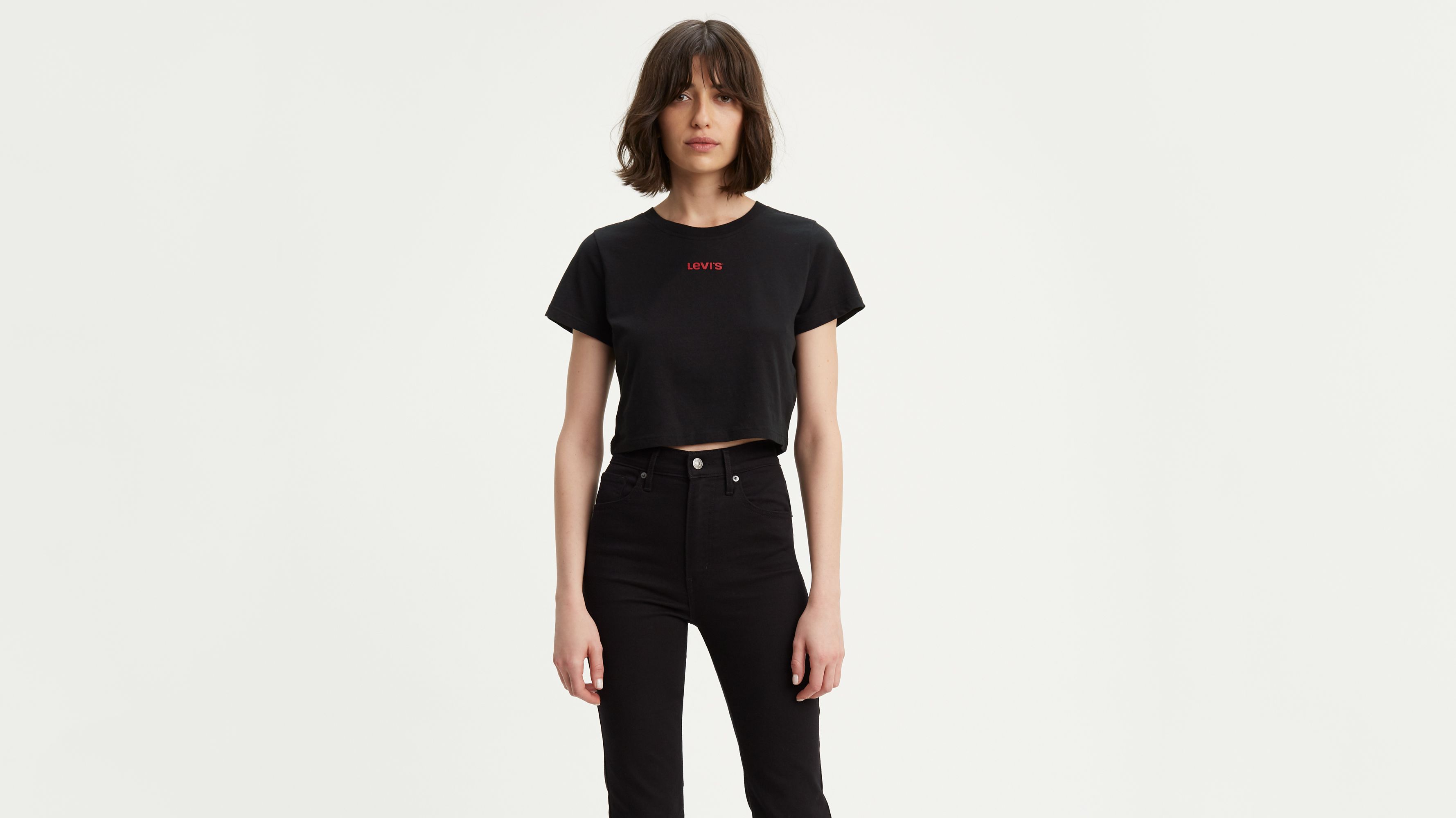 Womens black hotsell levis t shirt