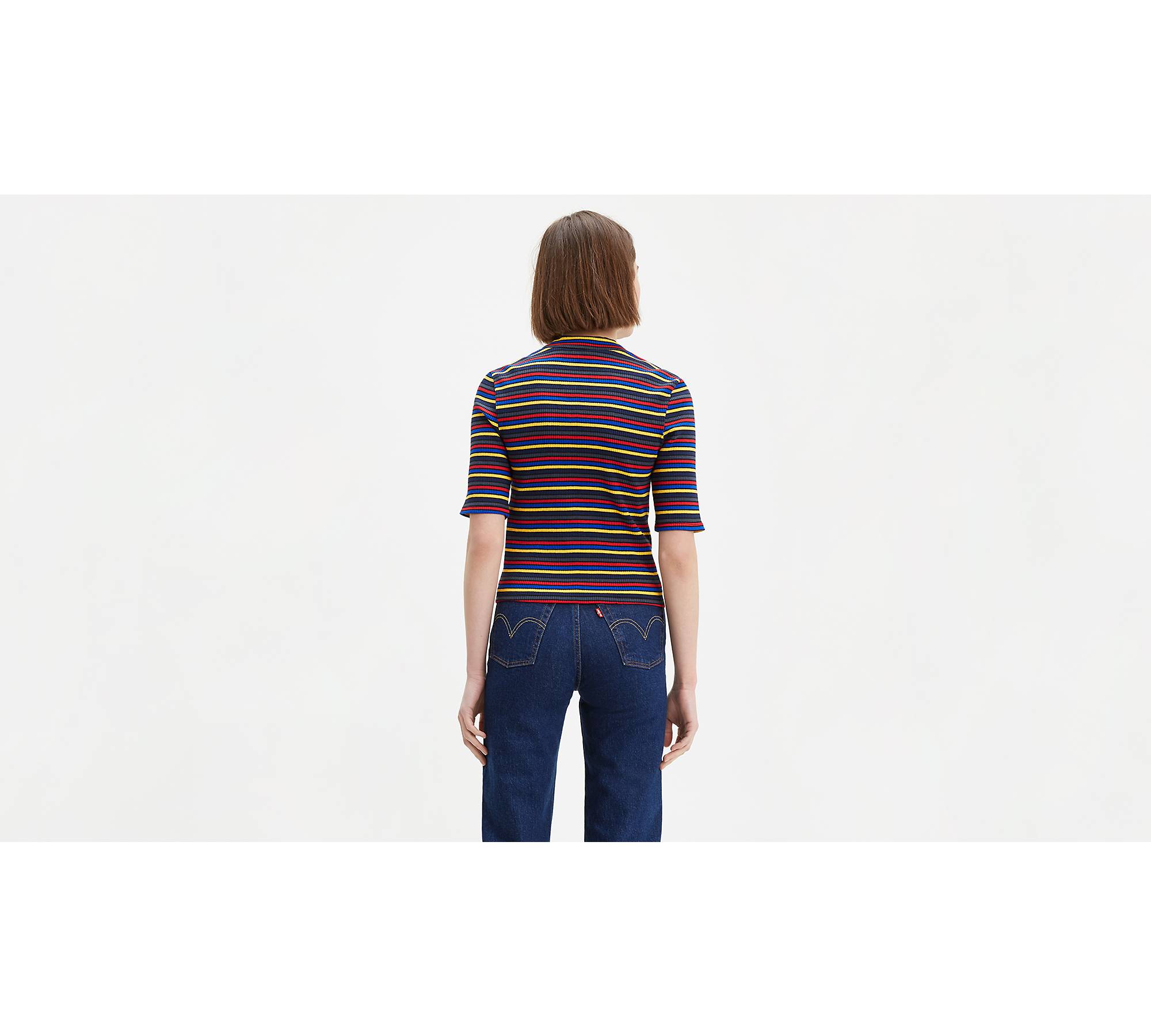 Ribbed Slim Tee - Red | Levi's® US