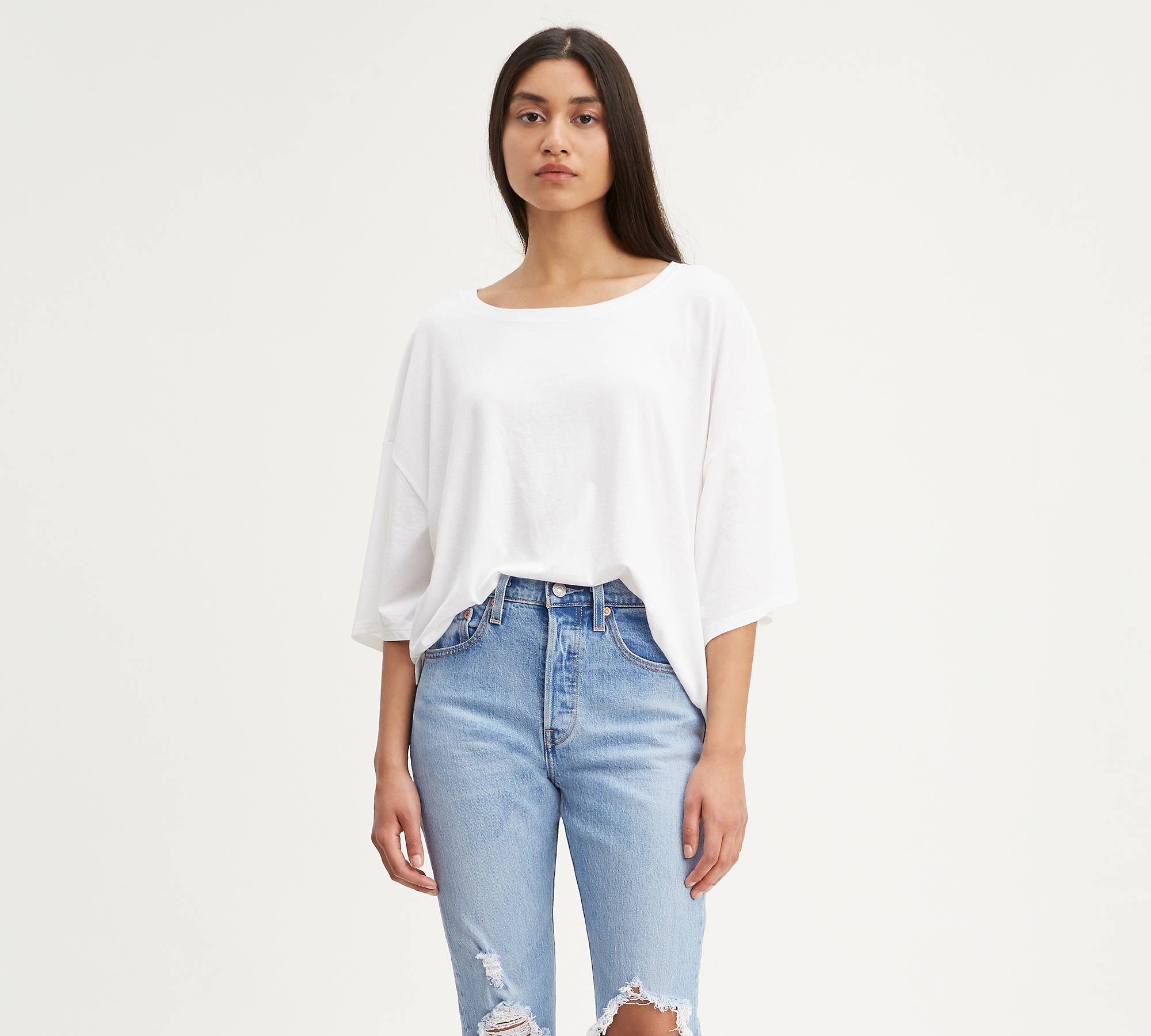 Relaxed Boxy Tee Shirt 1