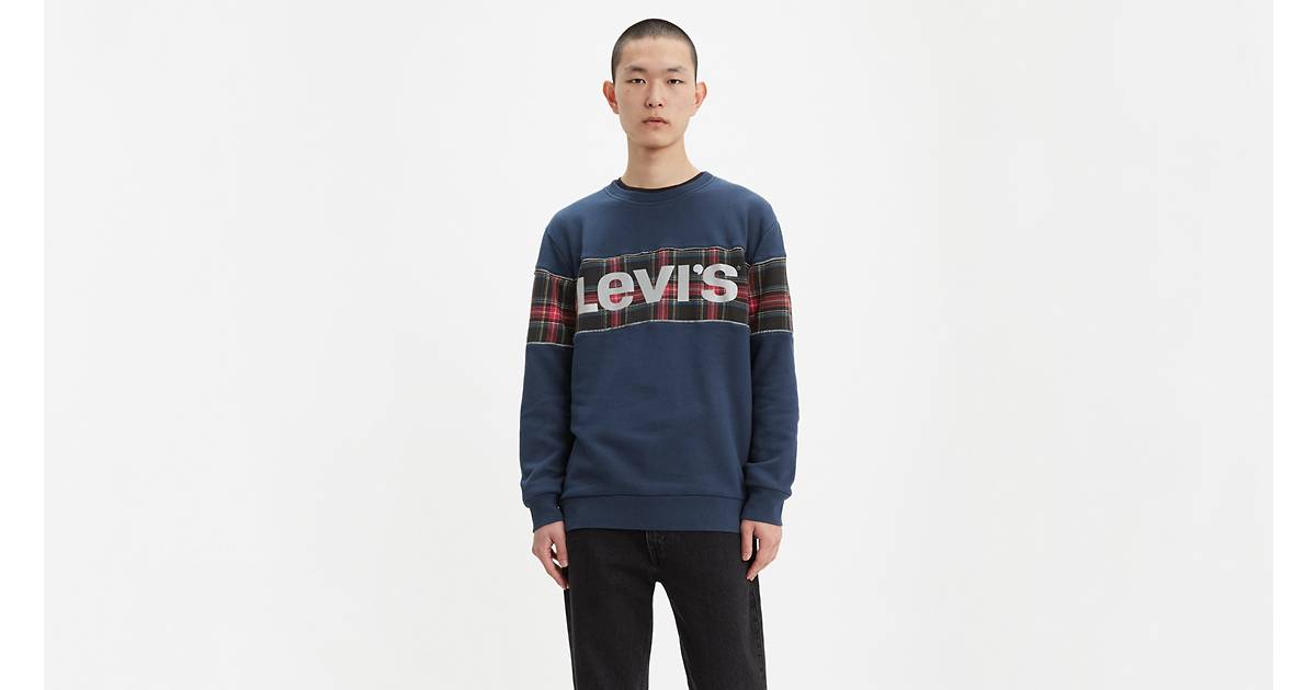 Reflective Crewneck Sweatshirt - Blue | Levi's® US