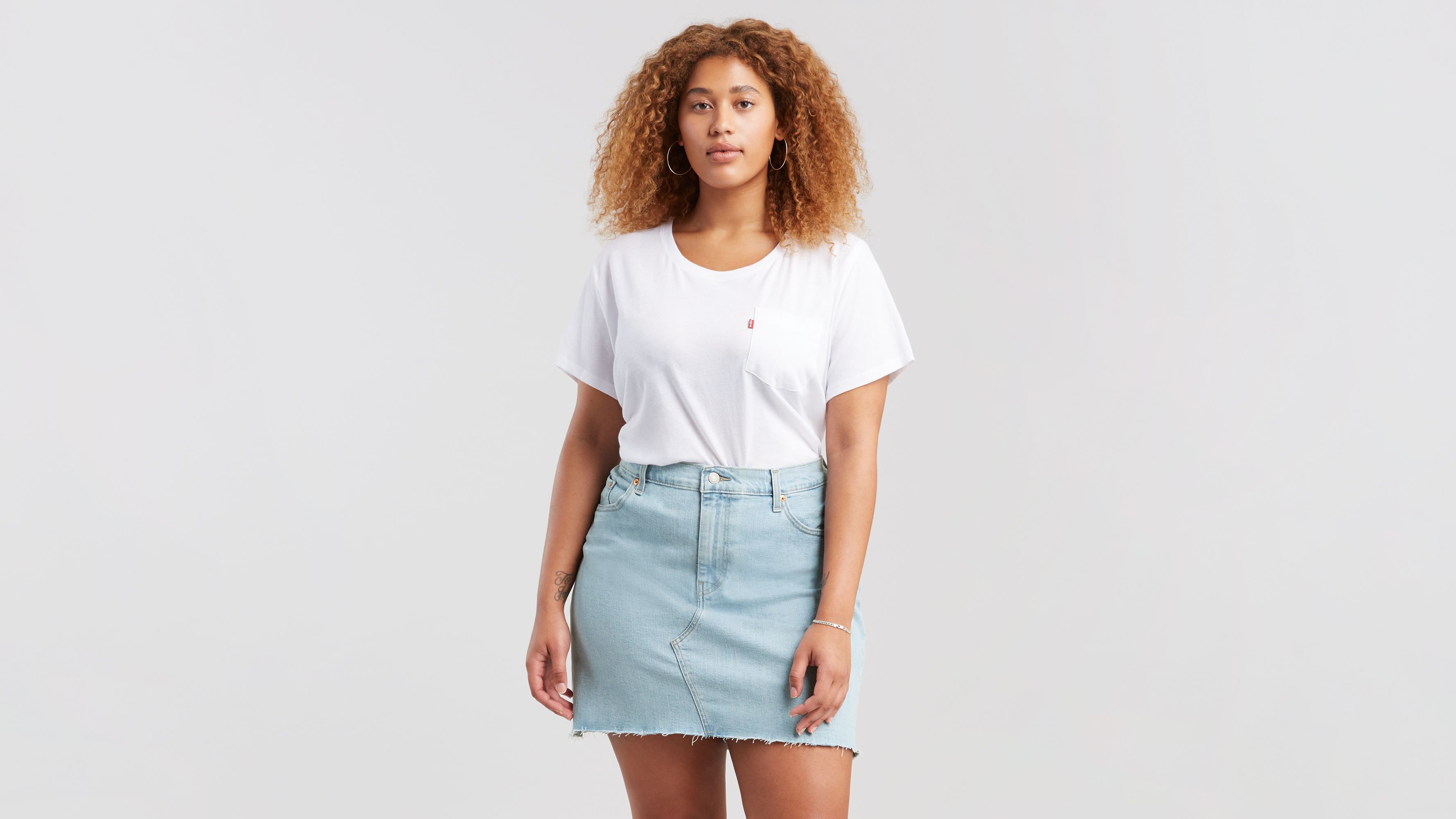 Perfect Pocket Tee Shirt (Plus) 1