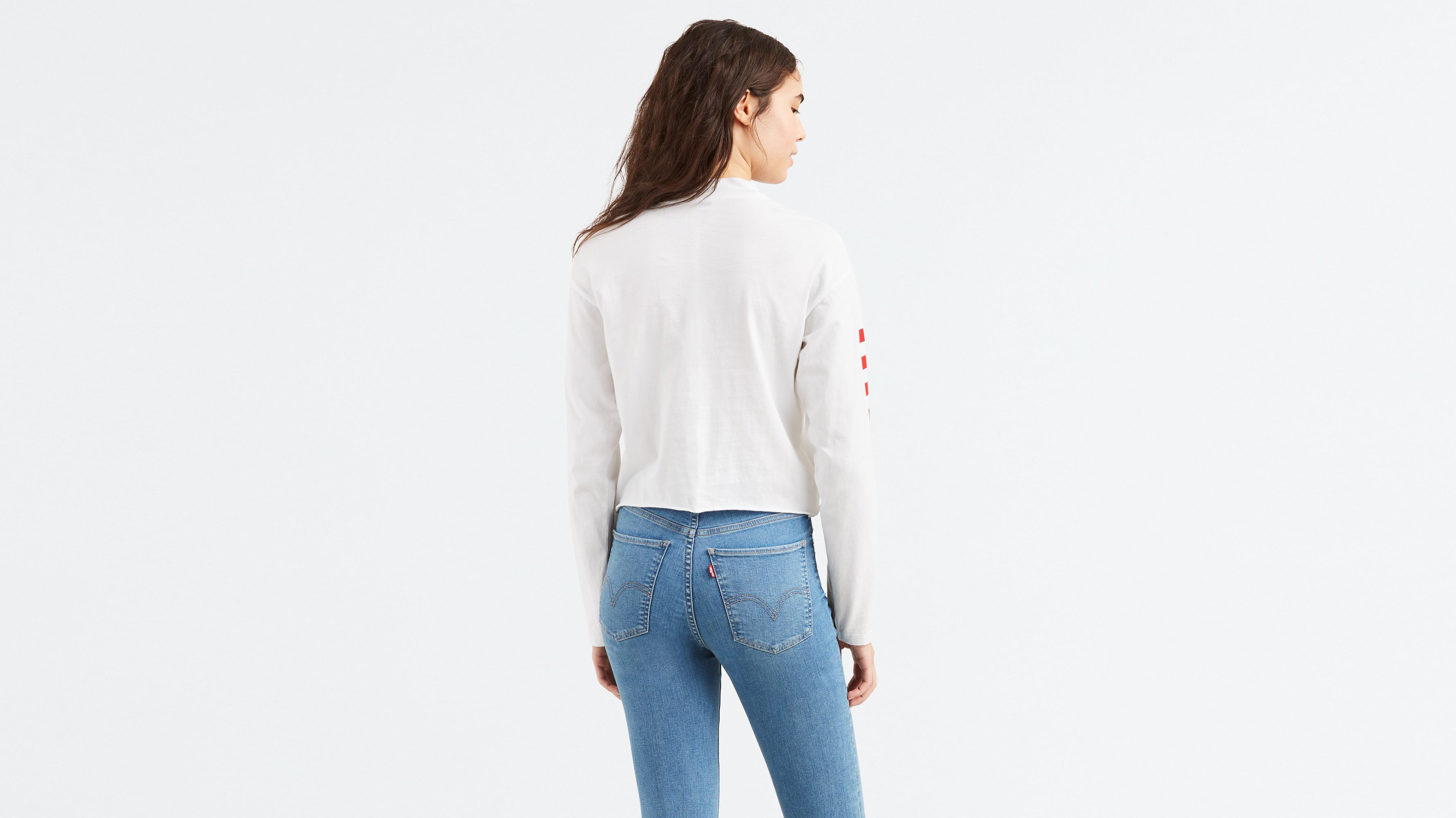 Graphic Long Sleeve Baby Tee White Levi's® US