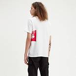 Oversized Side L Tab Graphic Tee Shirt 2