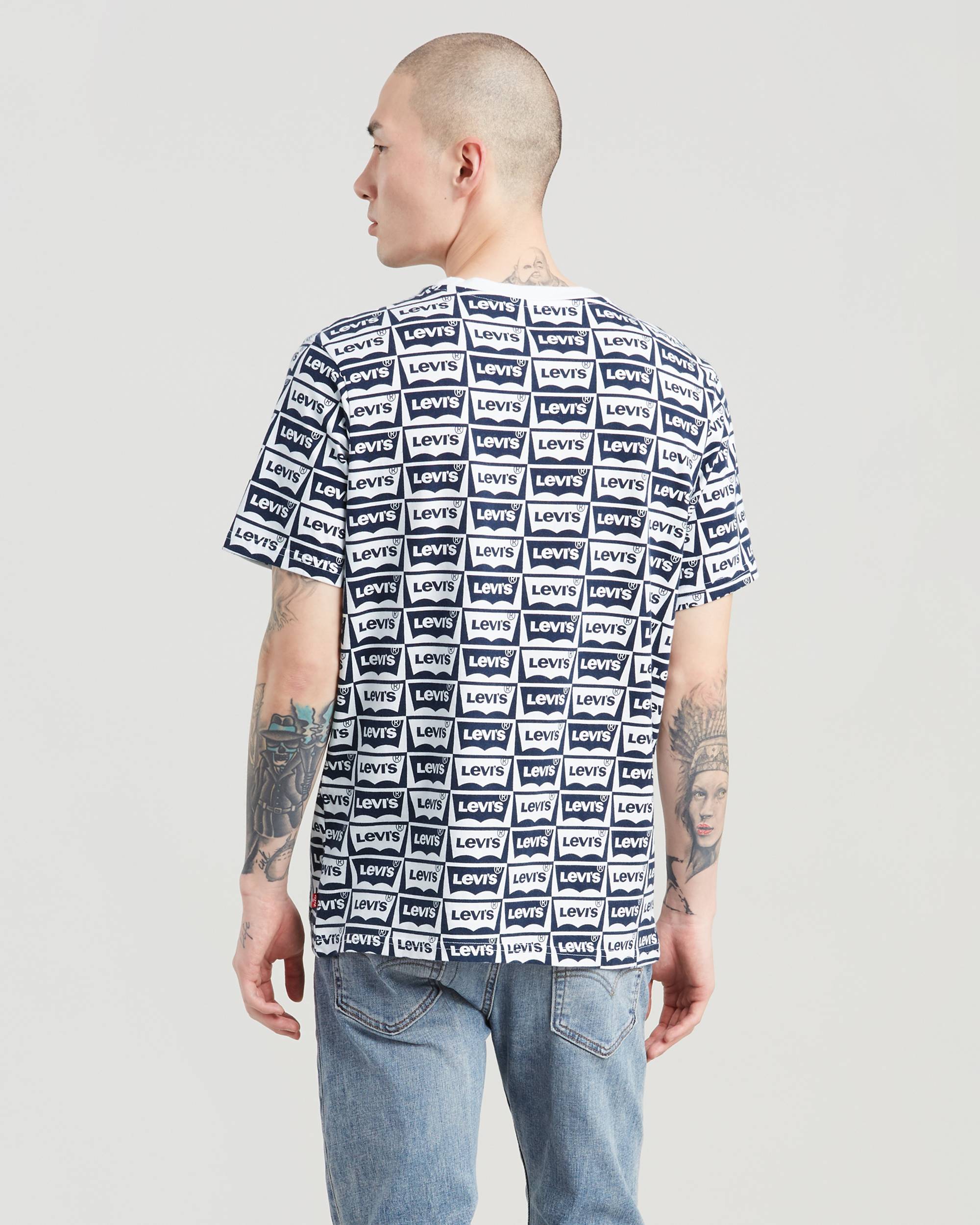 Levi's® Logo All Over Oversized Tee 2
