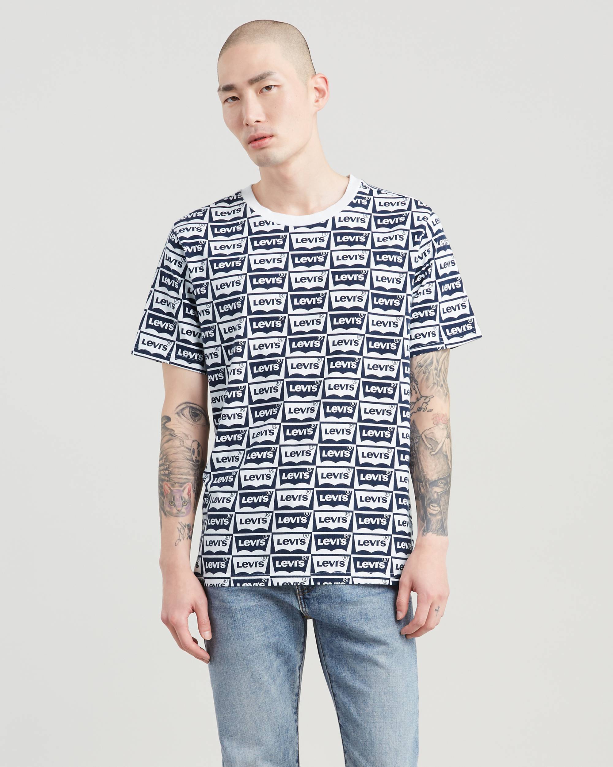 Levi's® Logo All Over Oversized Tee 1