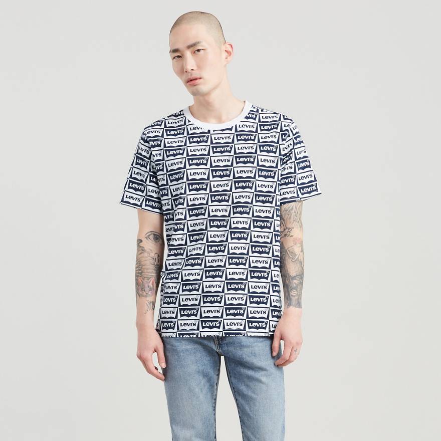 Levi's® Logo All Over Oversized Tee 1
