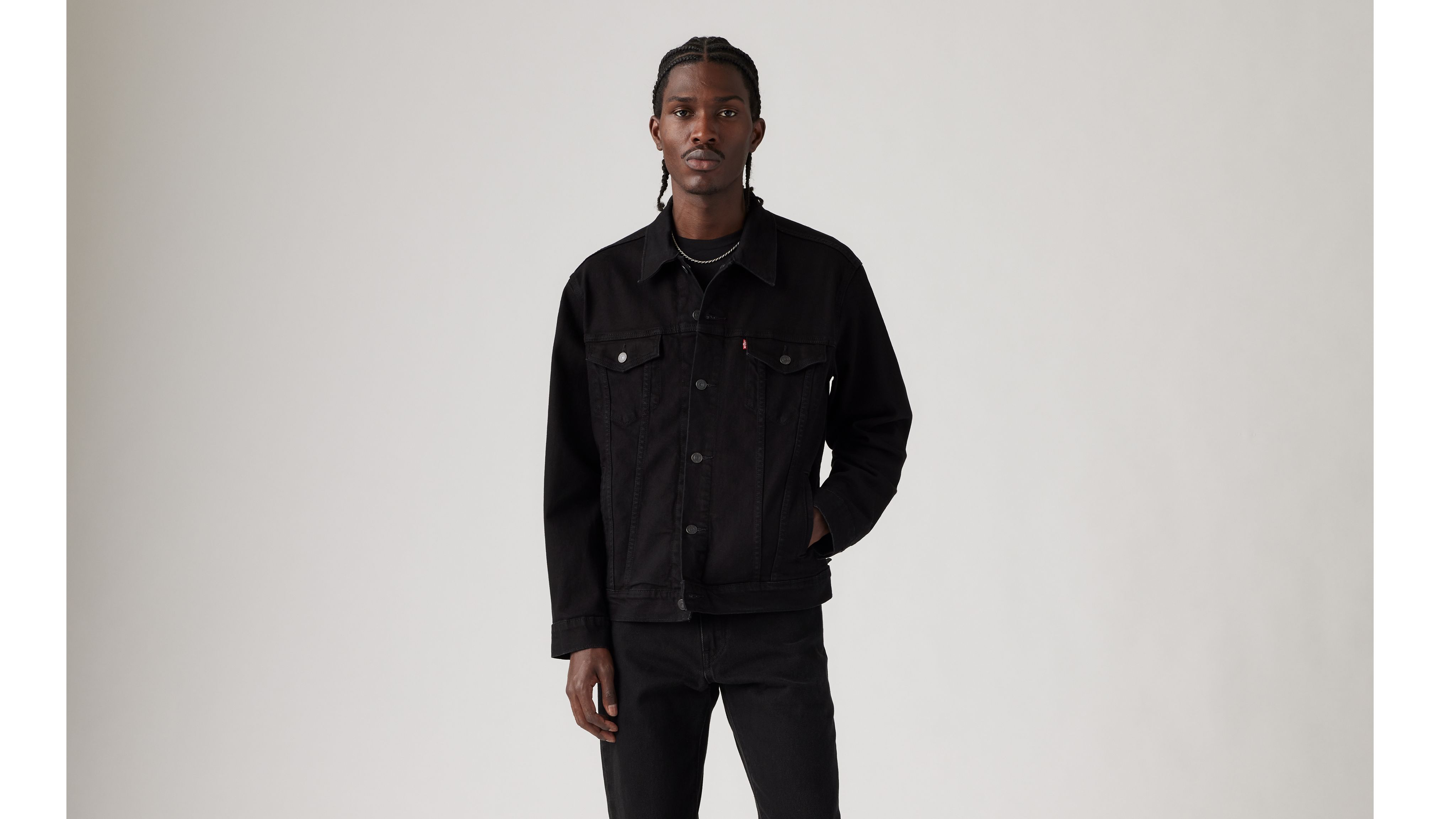 black levi's trucker jacket