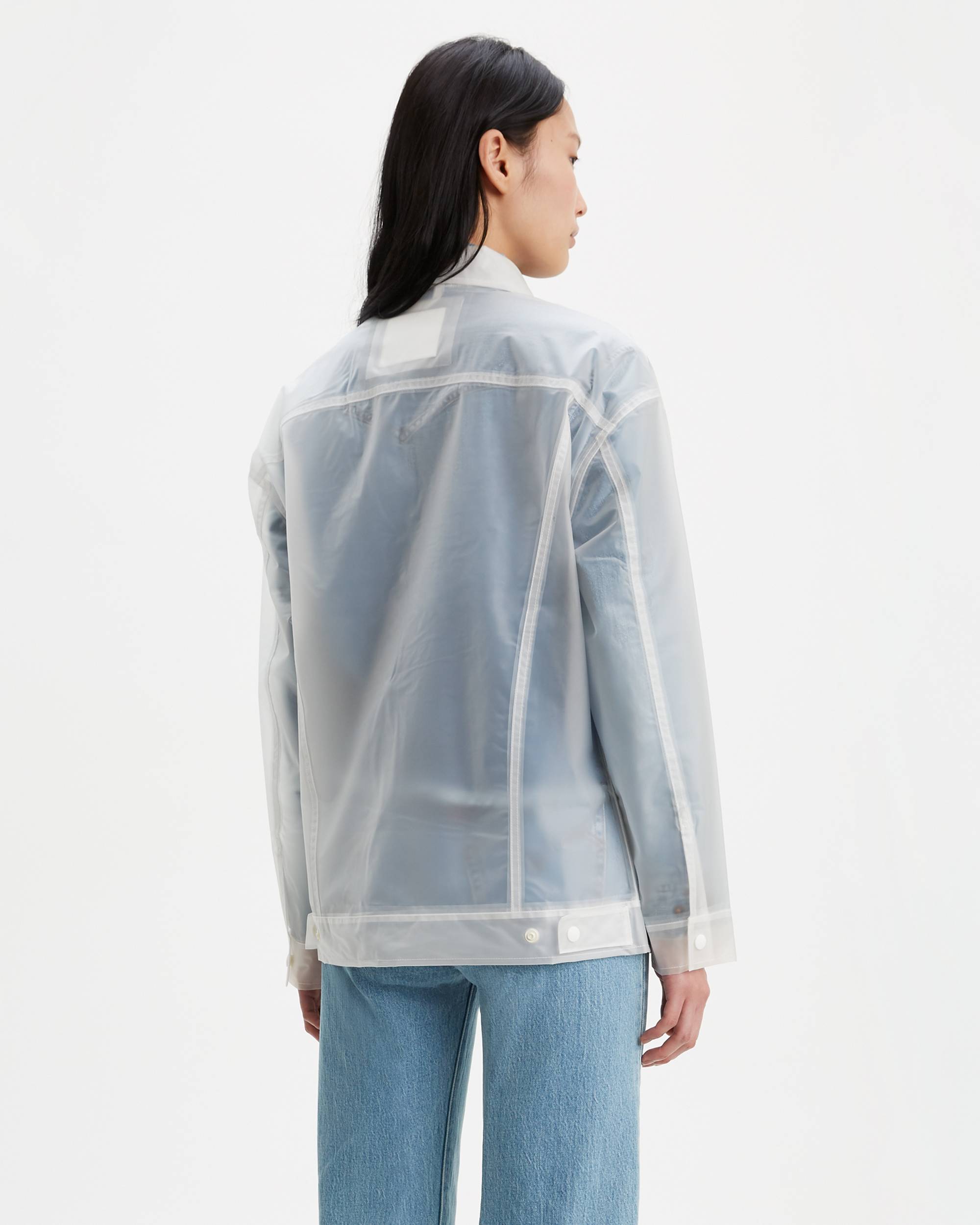 Clear Baggy Trucker Jacket 2