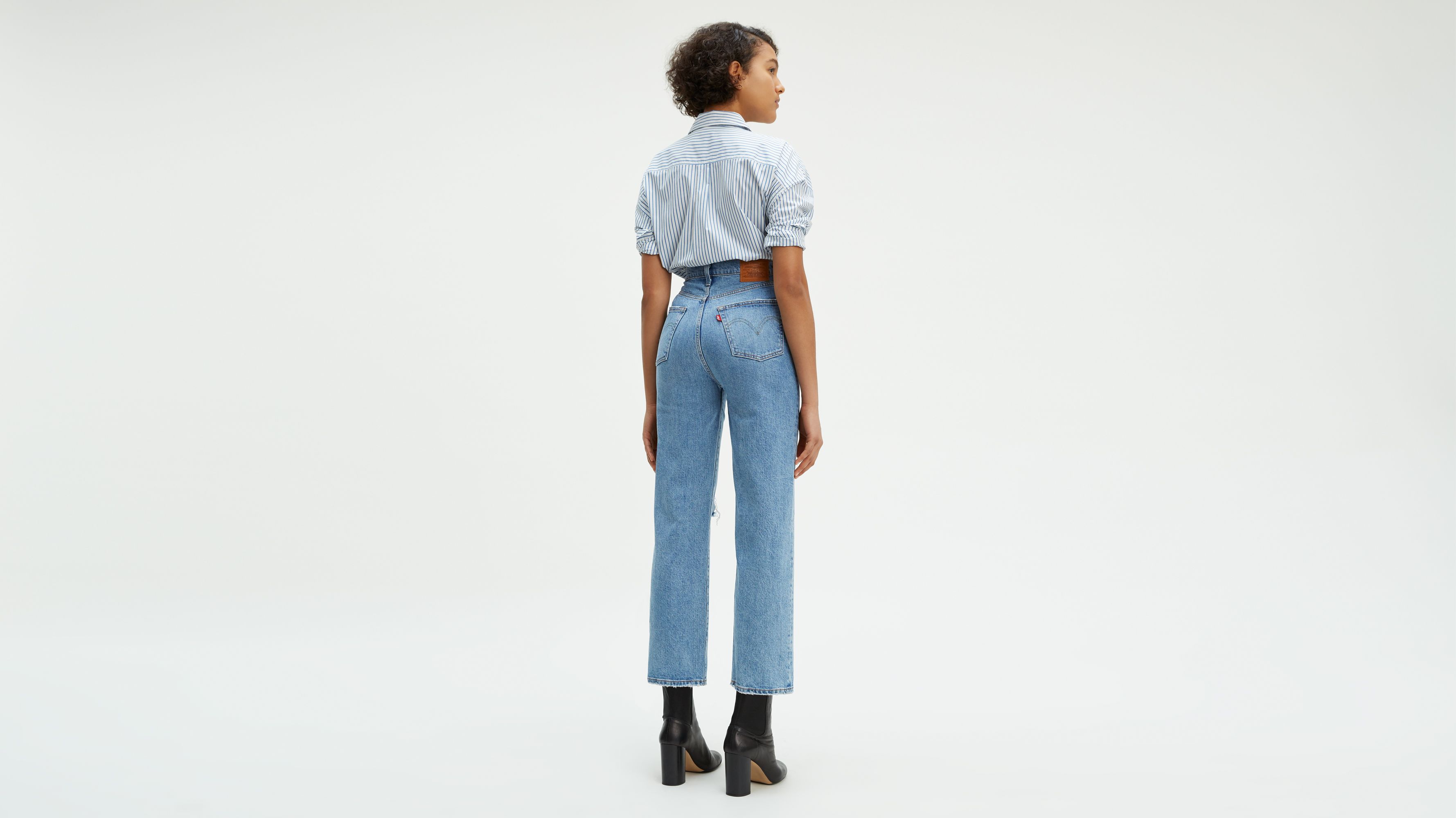 levi's ribcage ankle jeans