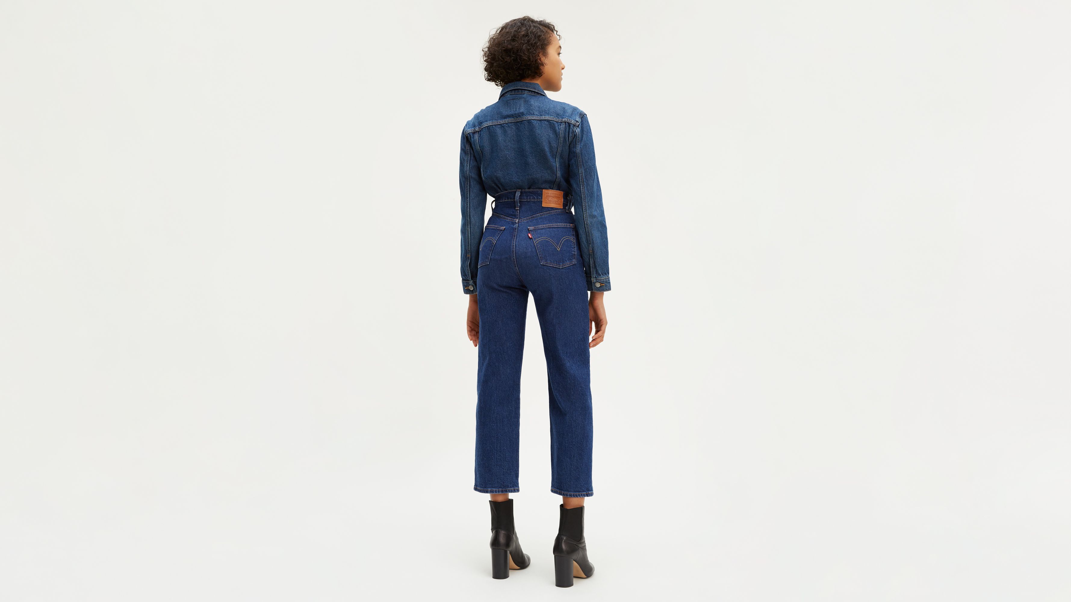 Levi's ribcage straight jean in dark wash