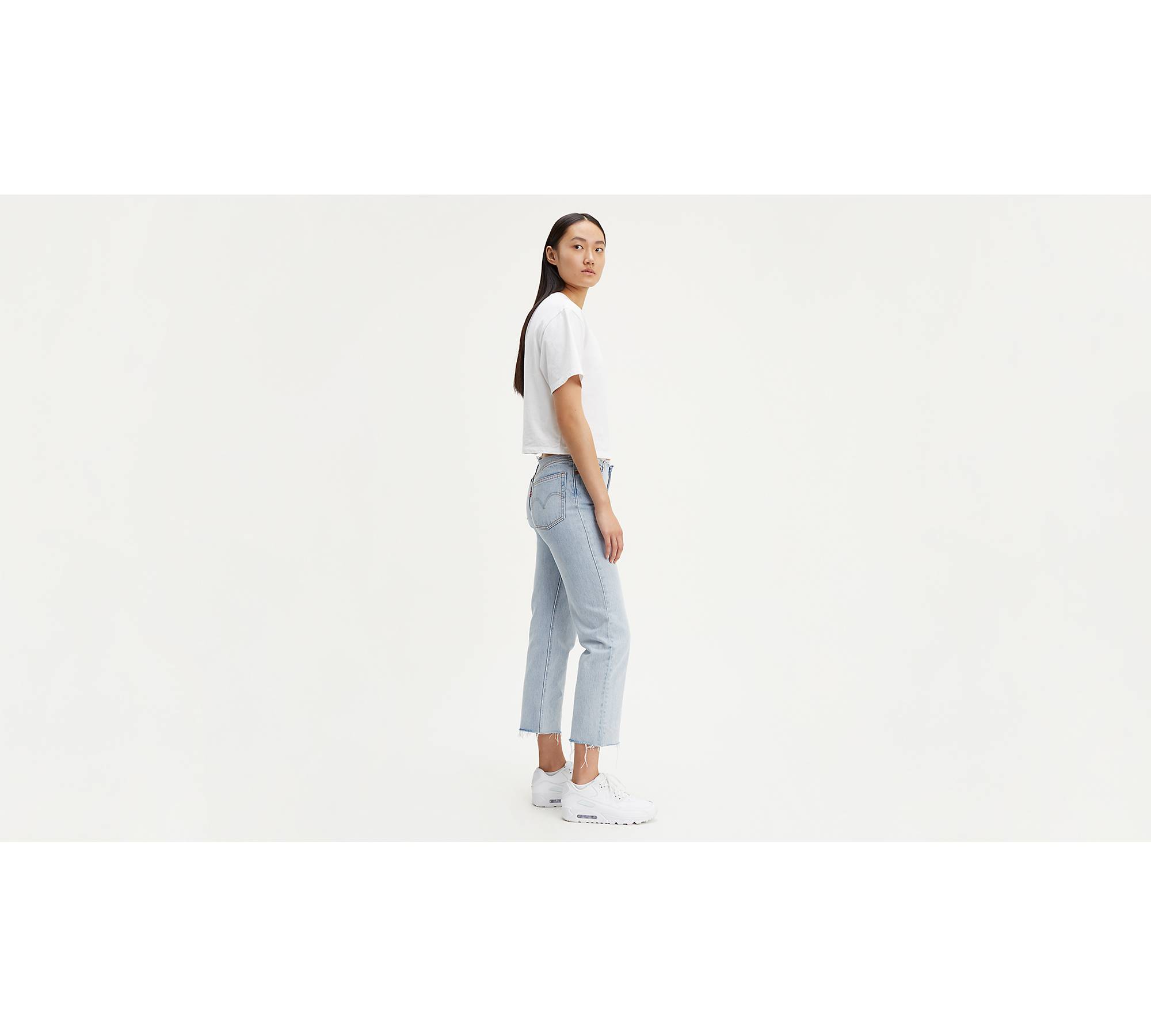 501® Low Rise Customized Crop Women's Jeans - Light Wash | Levi's® CA