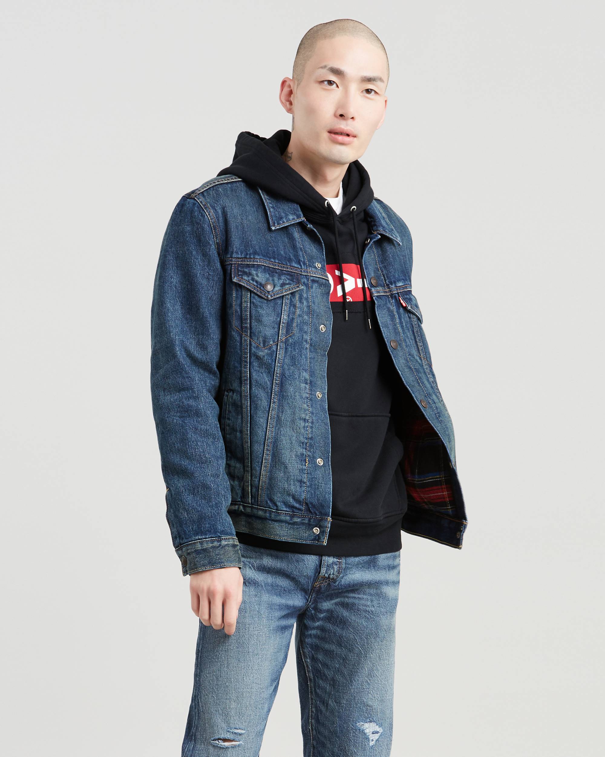 Lined Trucker Jacket 1