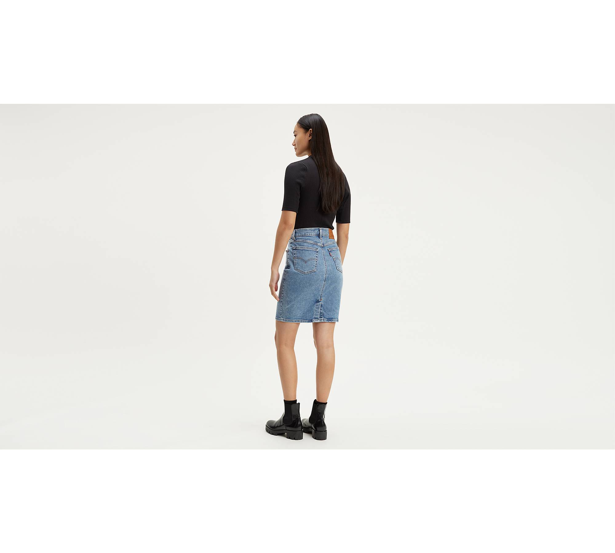 Mid Length Skirt - Medium Wash | Levi's® US