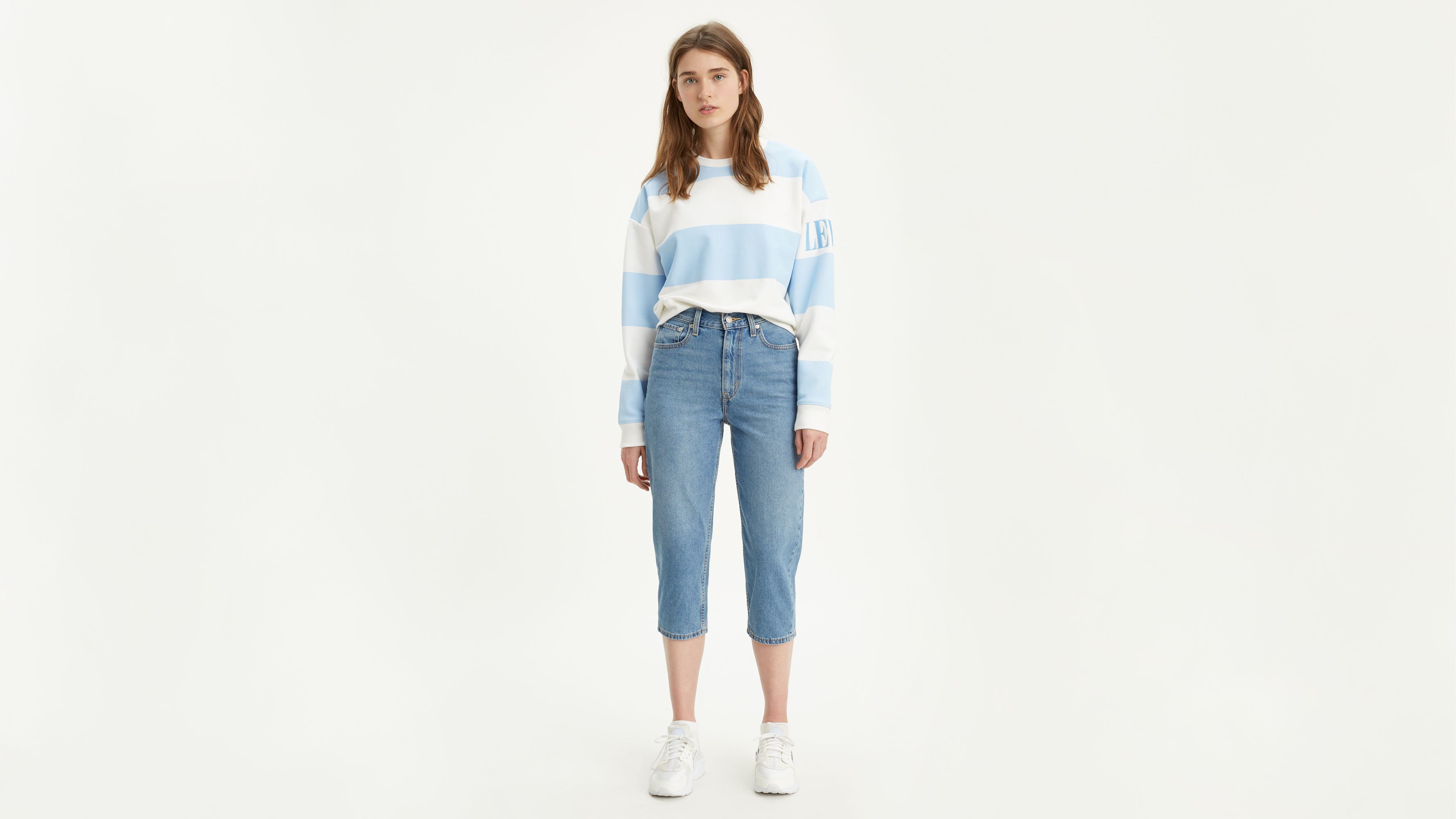 Top 69+ imagen levi’s cropped mom jeans