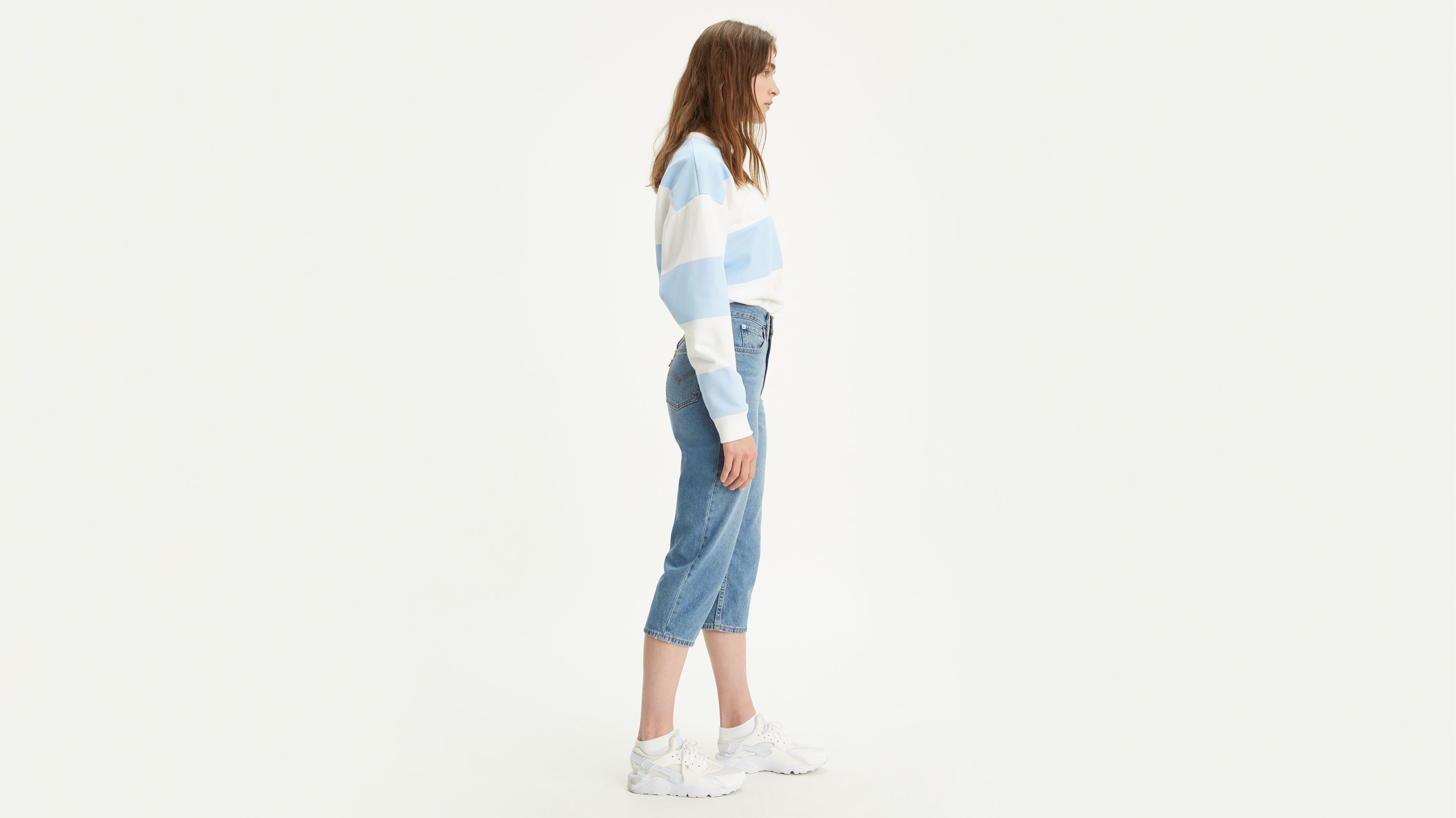 Levi's cropped cheap mom jeans