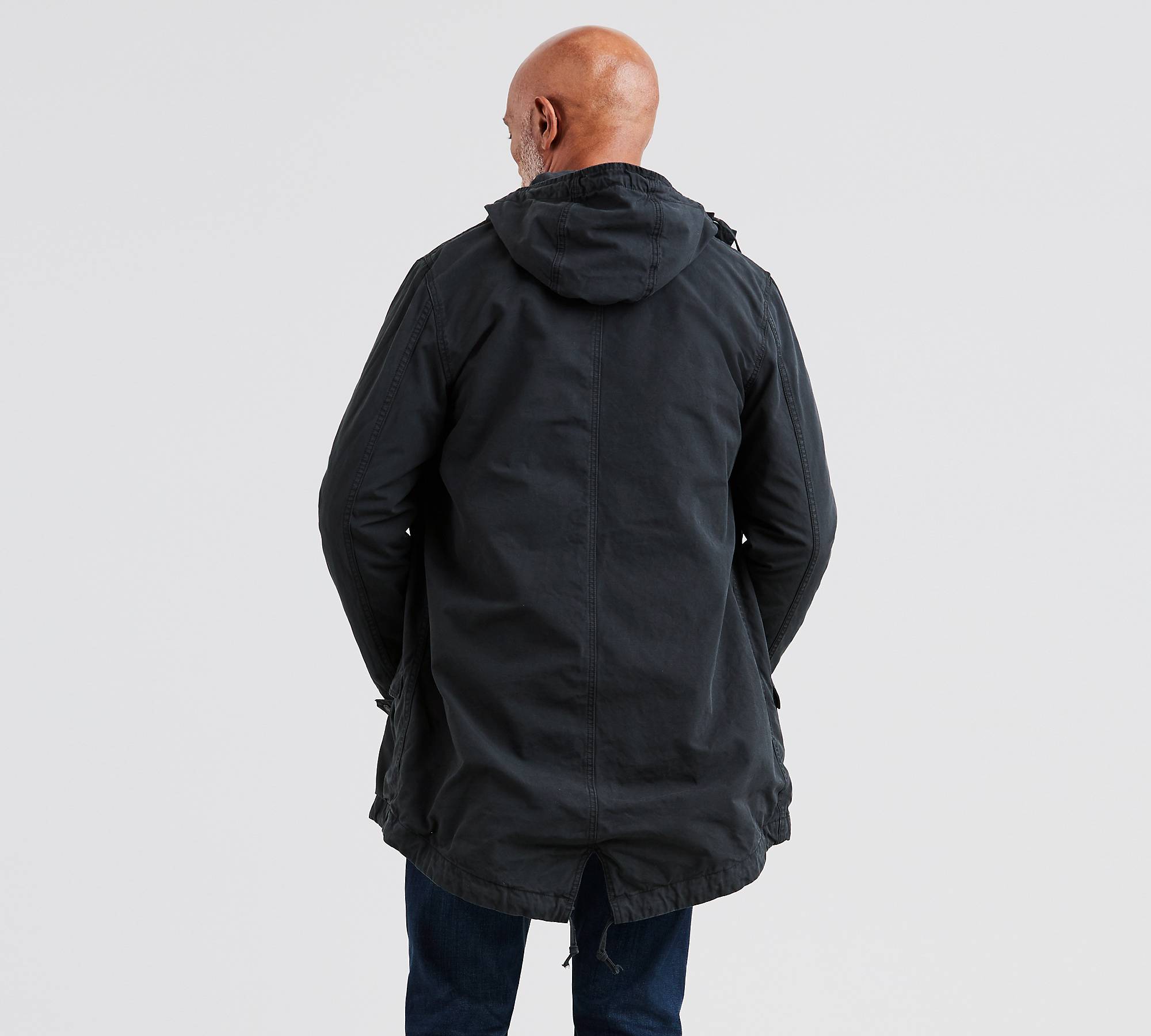 Lined Fishtail Parka Jacket - Black | Levi's® US