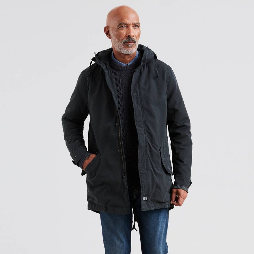 Lined Fishtail Parka Jacket 1