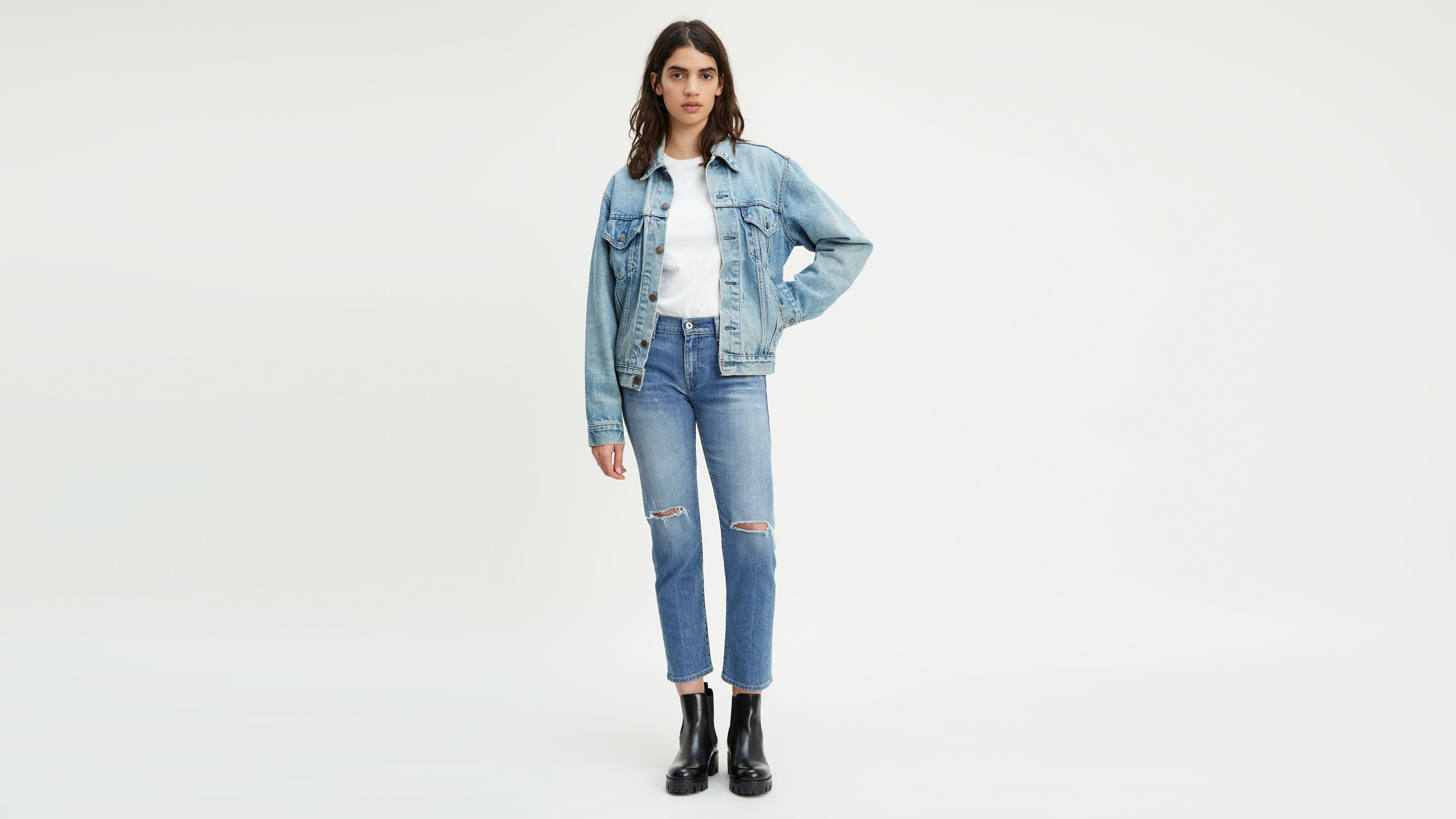 levis made and crafted women's