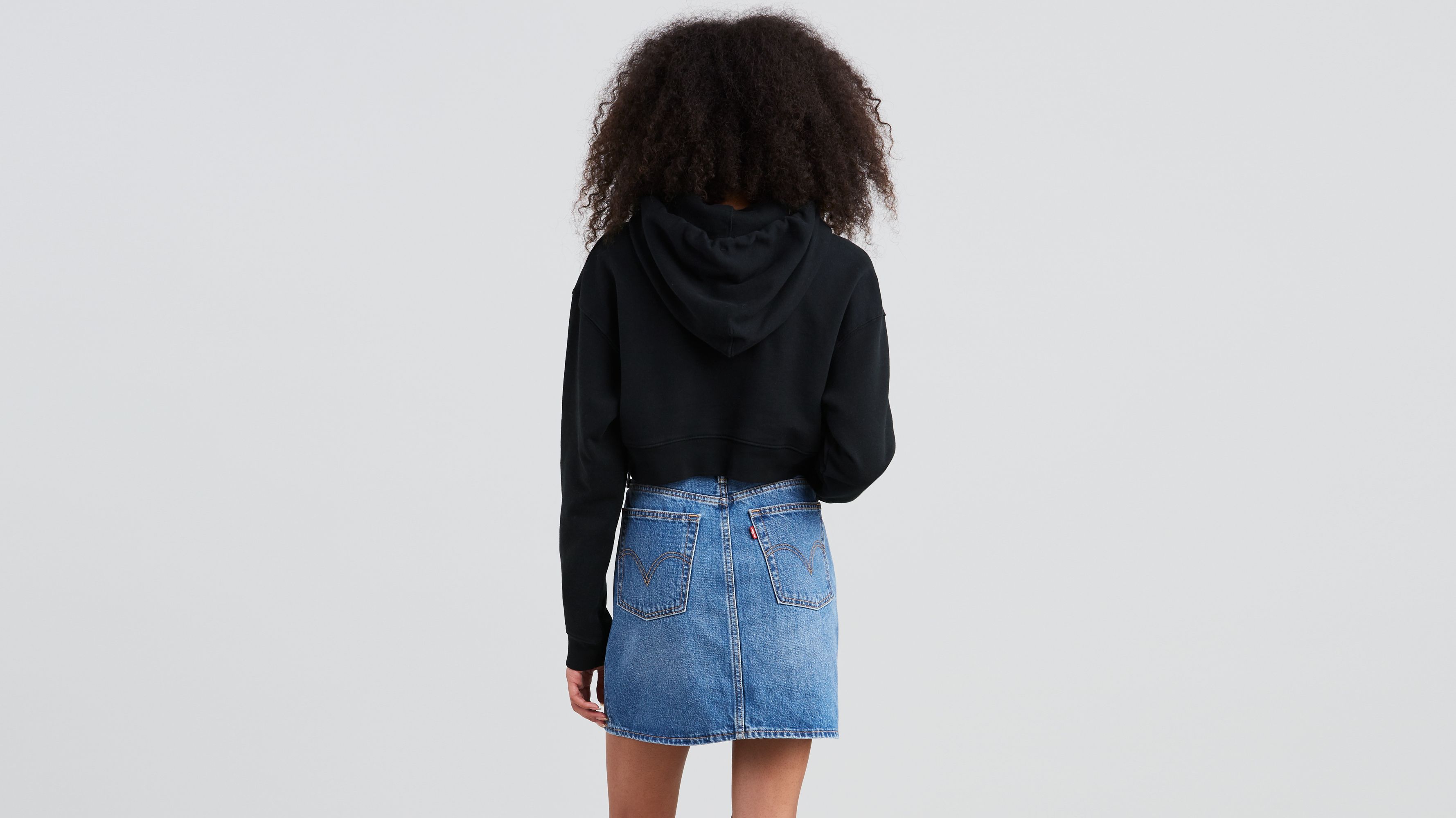 levi's baby cropped hoodie